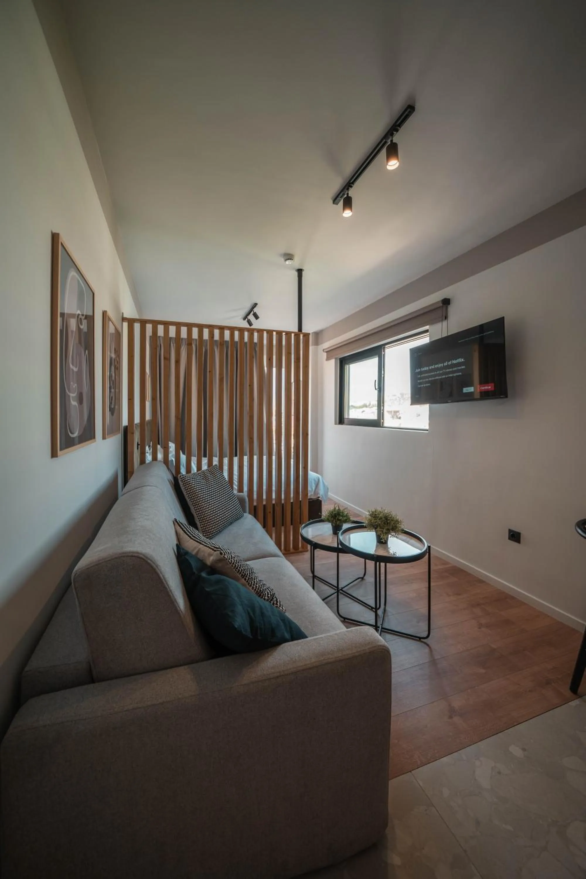 Living room in Athesense Suites