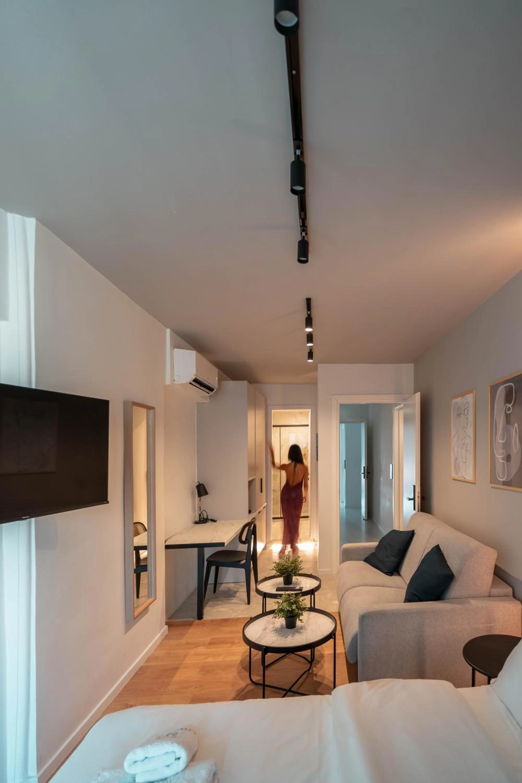 Bedroom, Bed in Athesense Suites