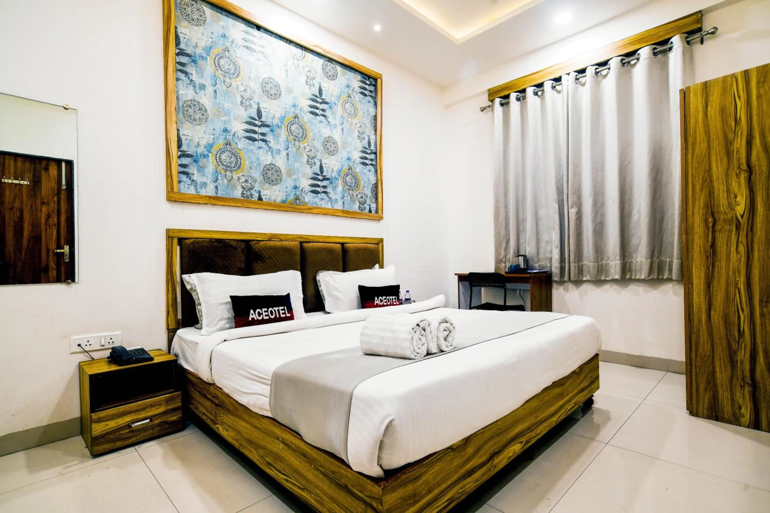 Bed in Aceotel Inn Flamingo