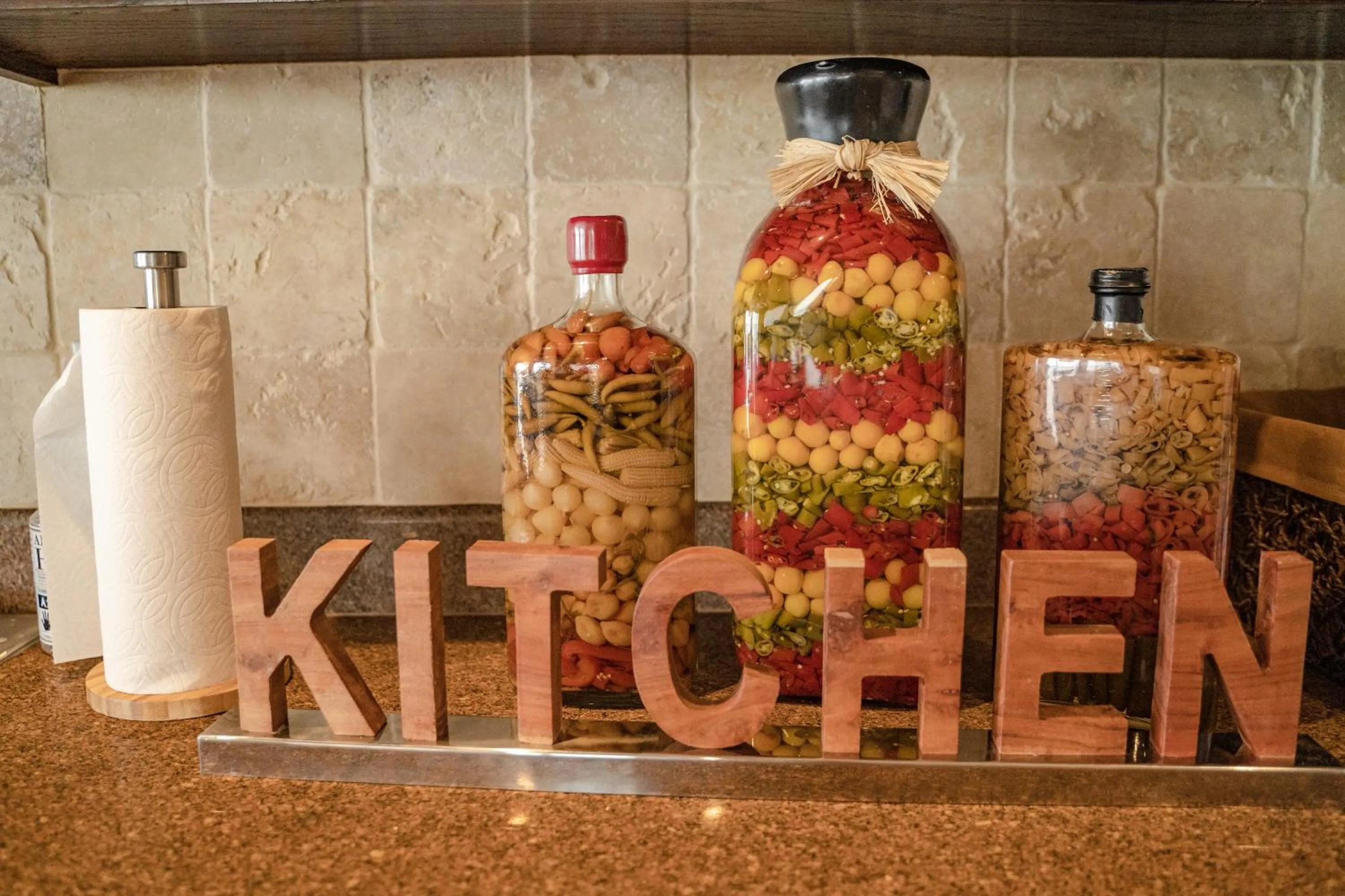 Kitchen or kitchenette in 'Luxury Oceanfront Penthouse with Pools, Jacuzzis and Spectacular Ocean Views'