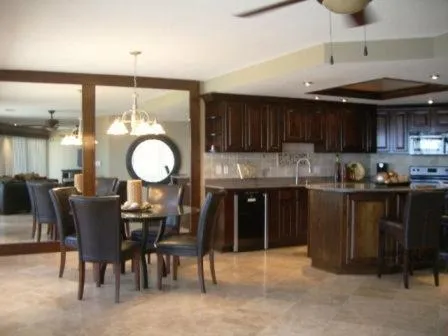 Kitchen or kitchenette in 'Luxury Oceanfront Penthouse with Pools, Jacuzzis and Spectacular Ocean Views'