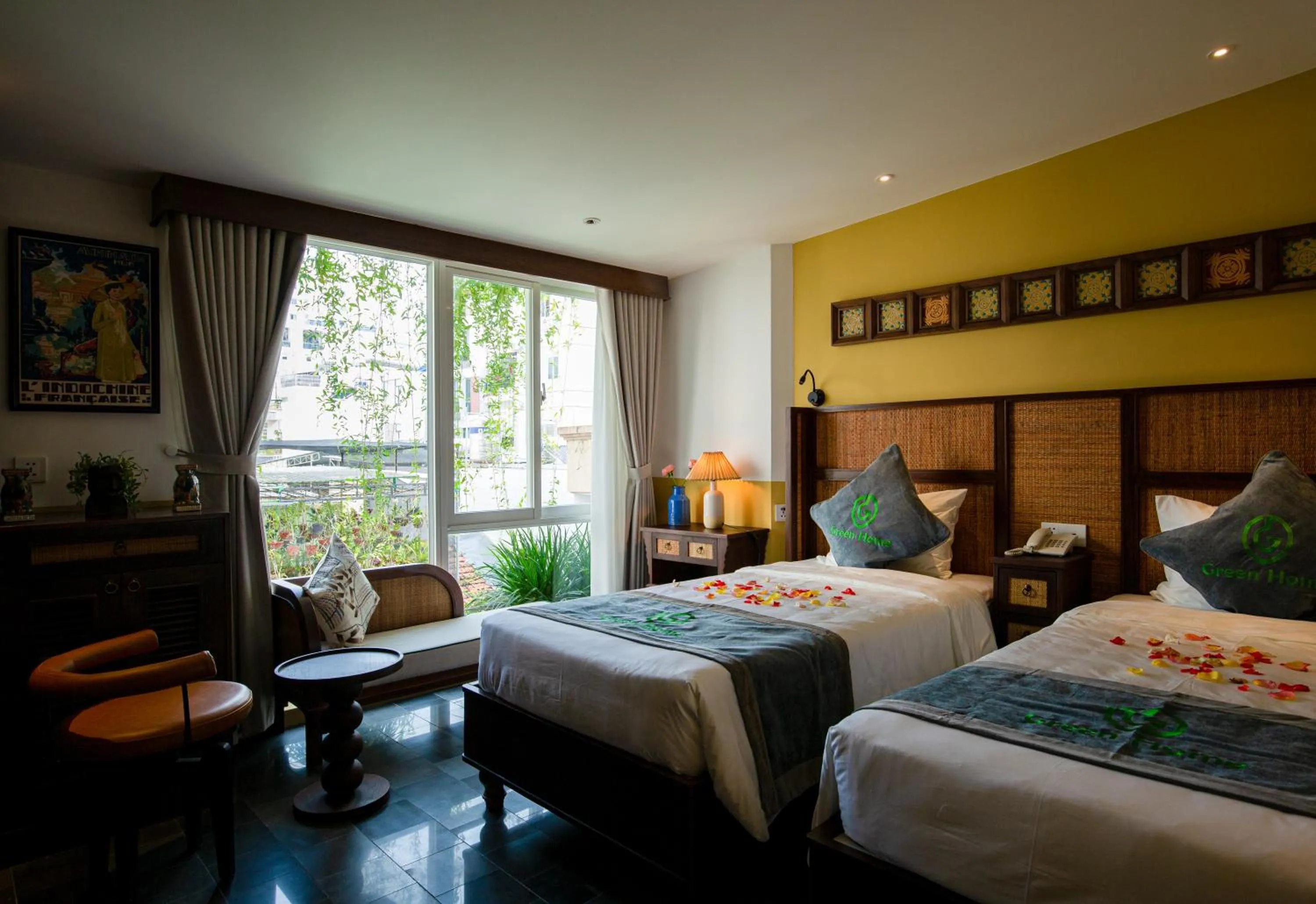 Bed in Green Home Nha Trang