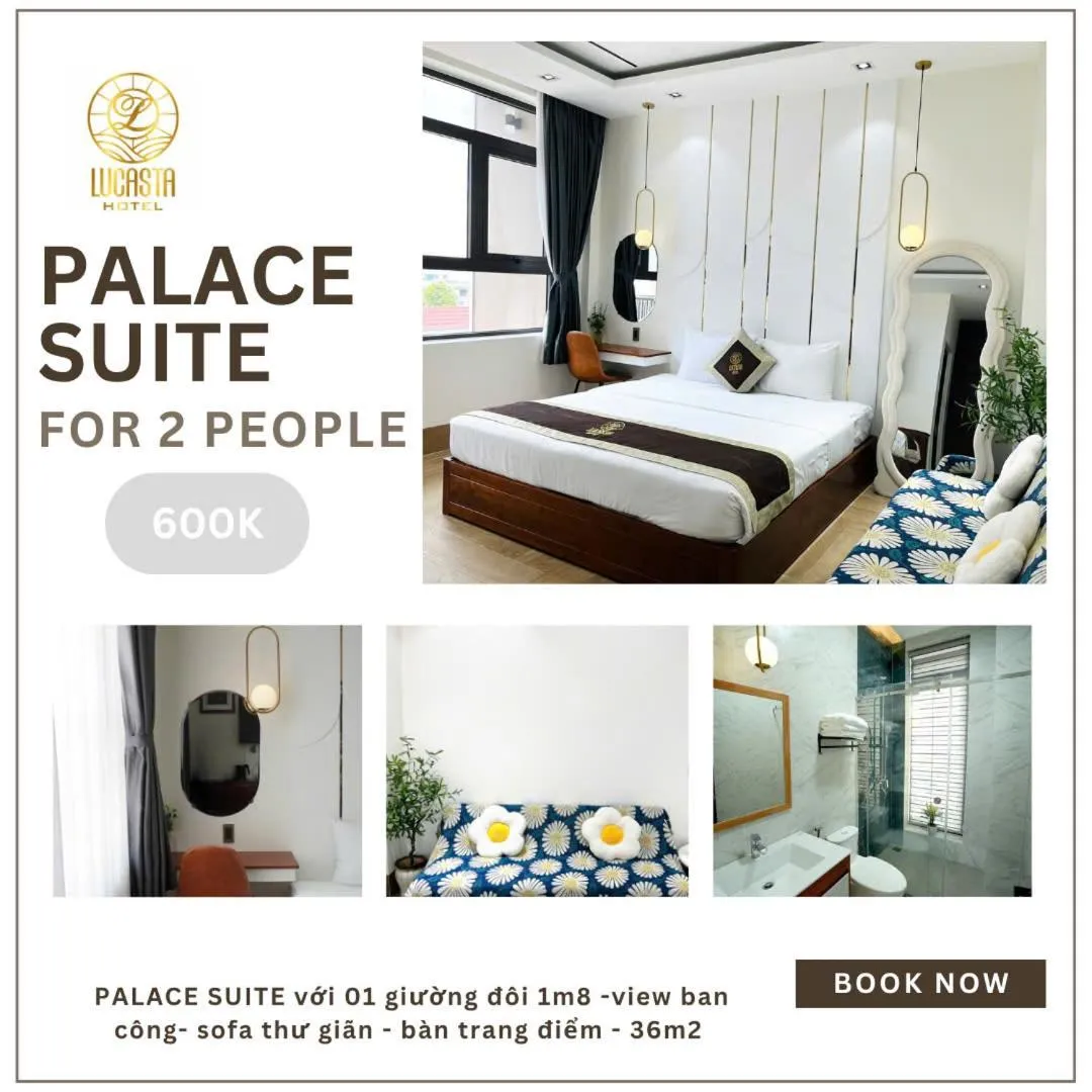 Bed in Lucasta Hotel