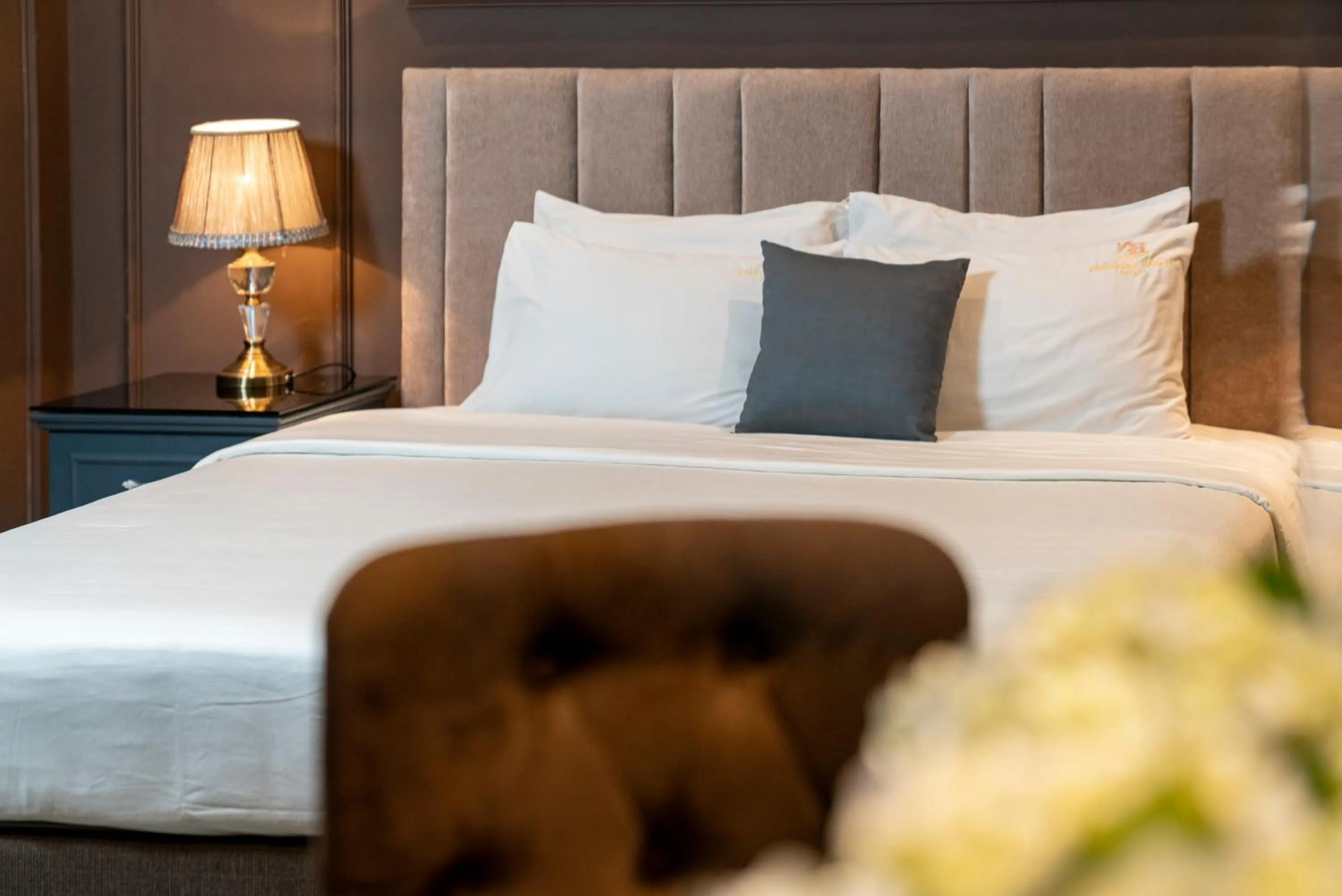 Bed in Hanoi Morning Hotel