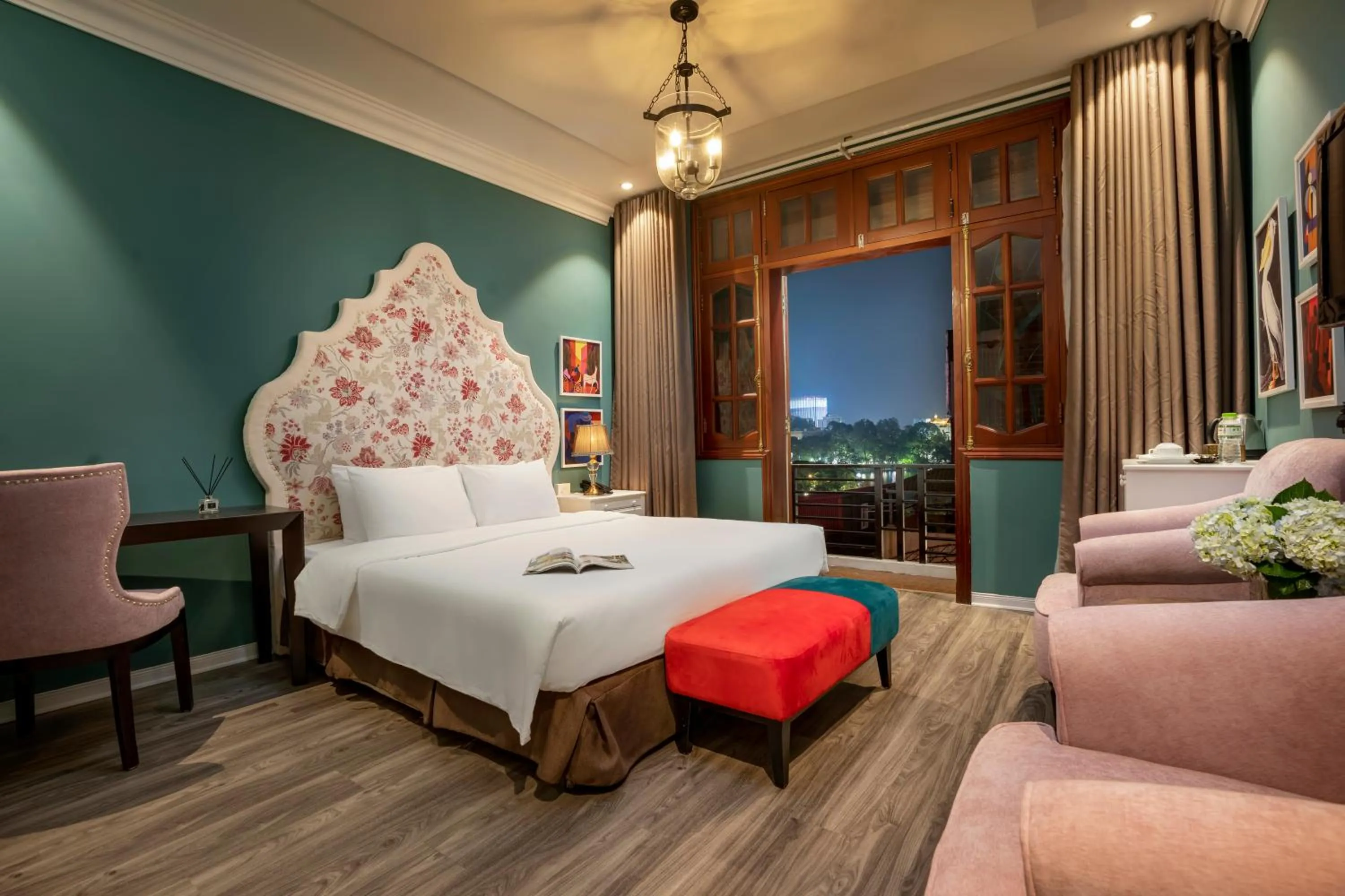 Bed in Hanoi Morning Hotel