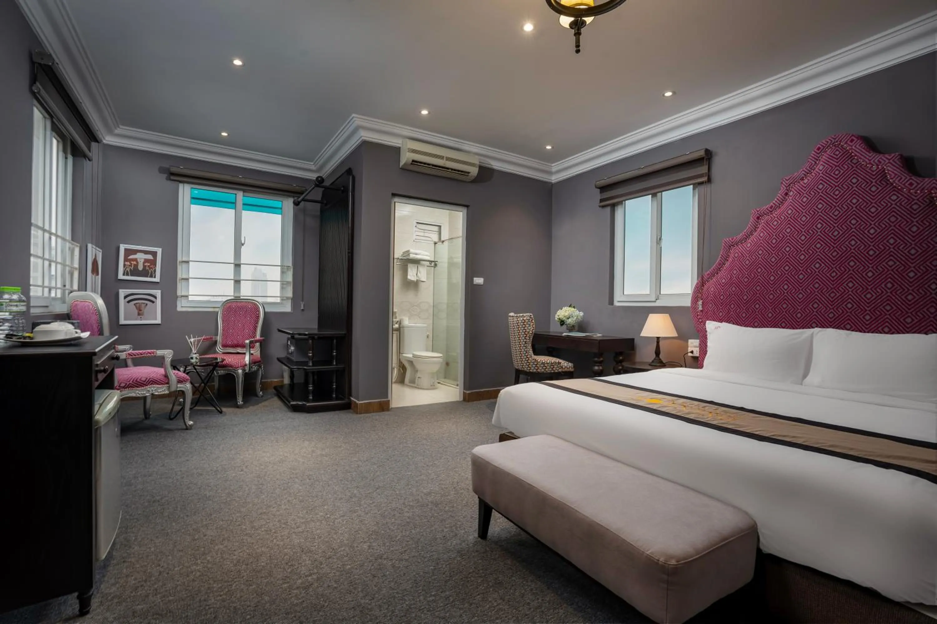 Bed in Hanoi Morning Hotel