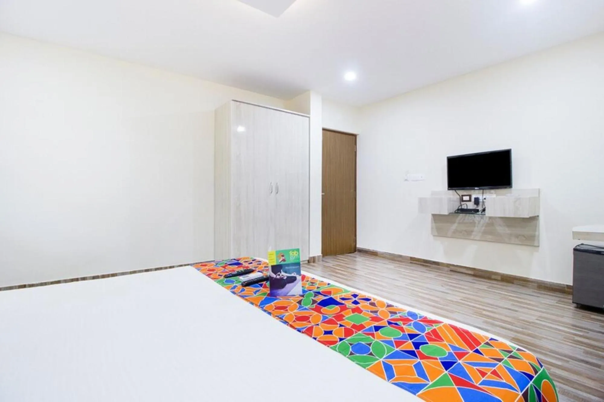 Bed in FabHotel The Sky