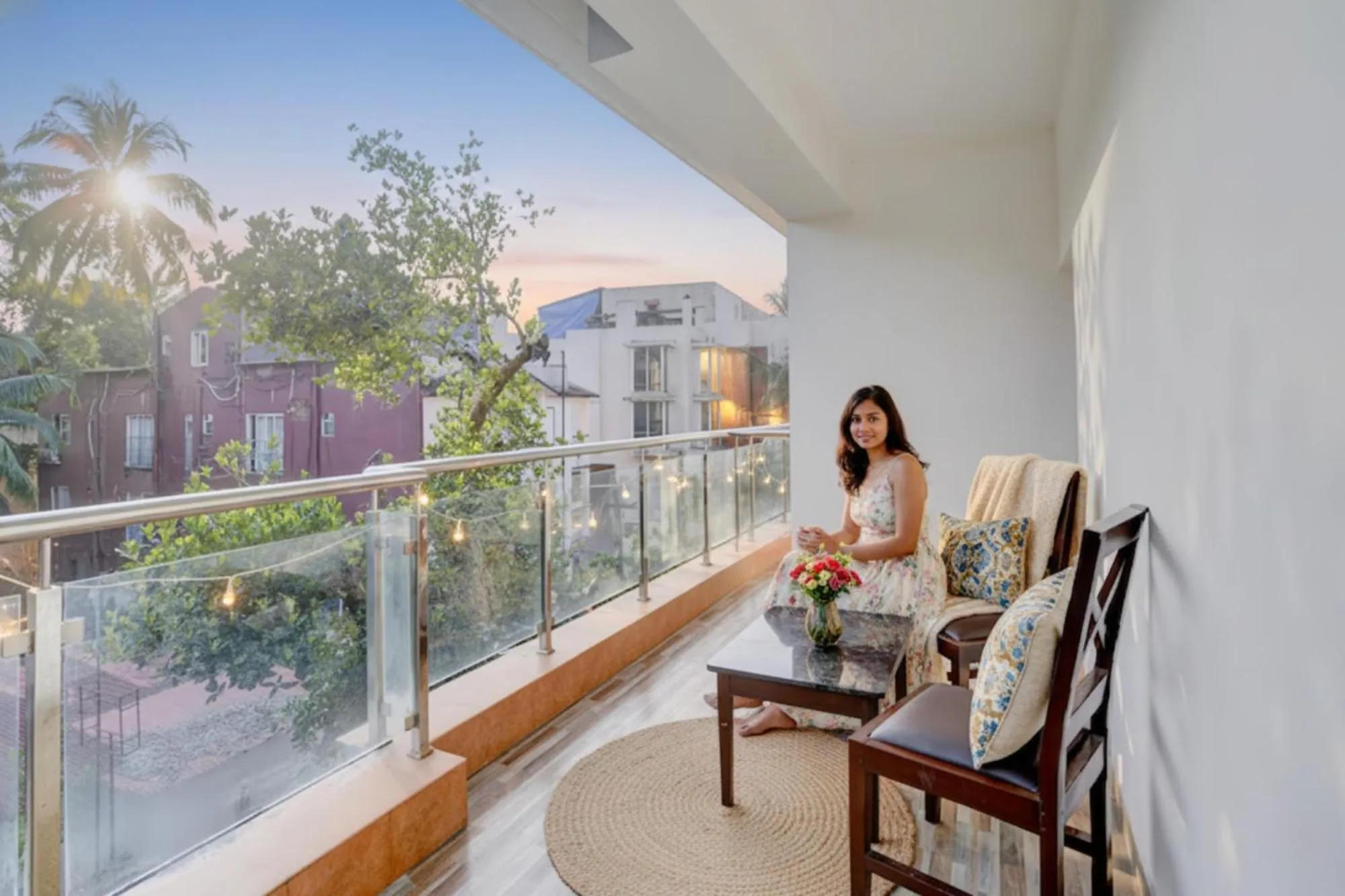 Balcony/Terrace in FabHotel The Sky