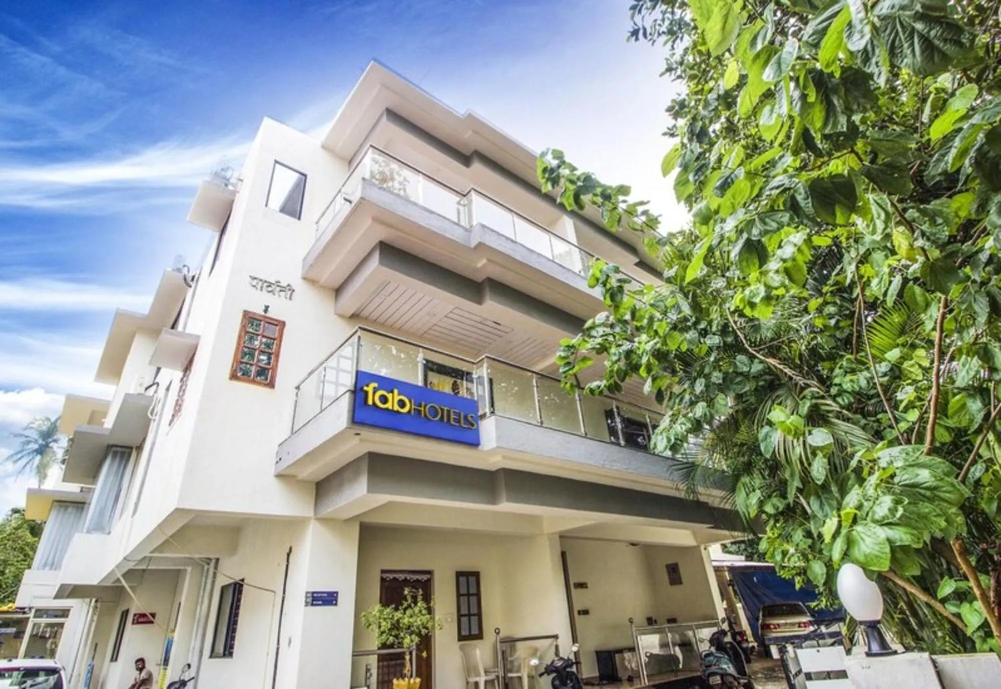 Property building in FabHotel The Sky