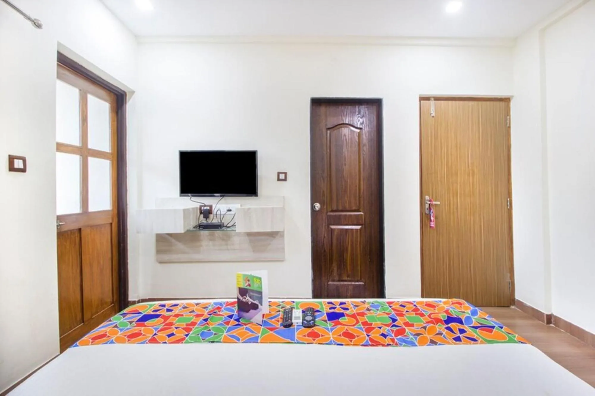 Bed in FabHotel The Sky