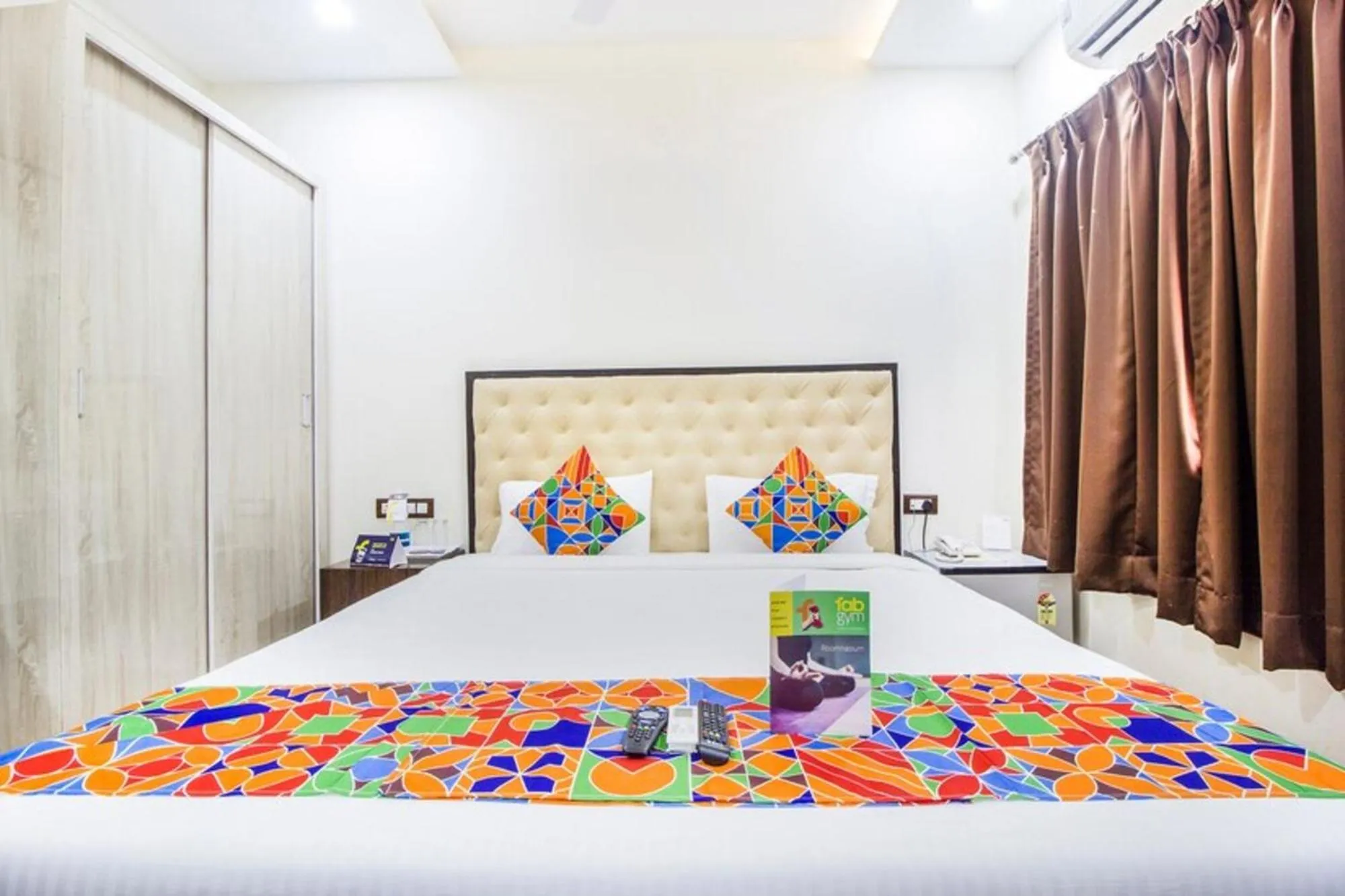 Bed in FabHotel The Sky