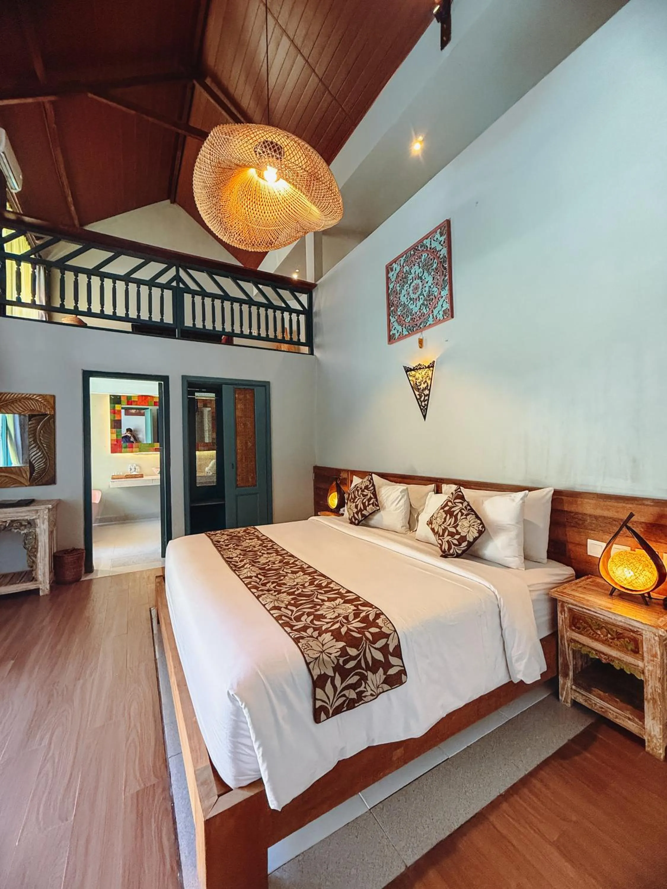 Bed in The Reward Villas Kerobokan