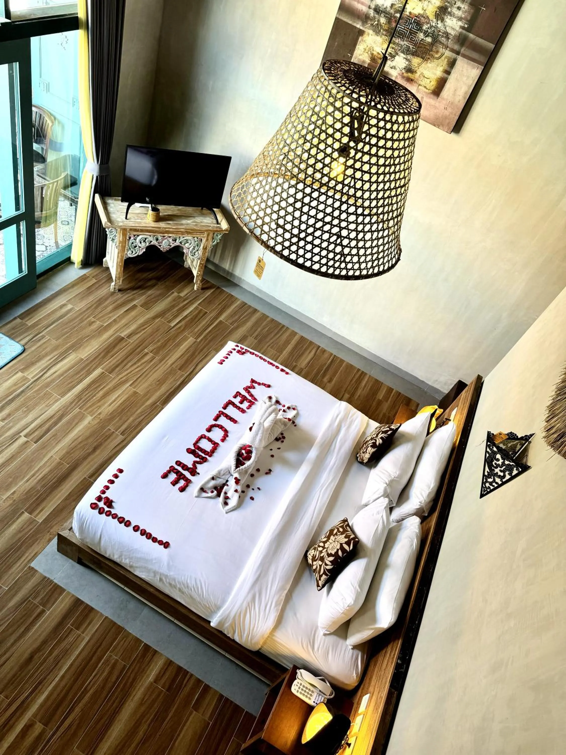 Bed in The Reward Villas Kerobokan