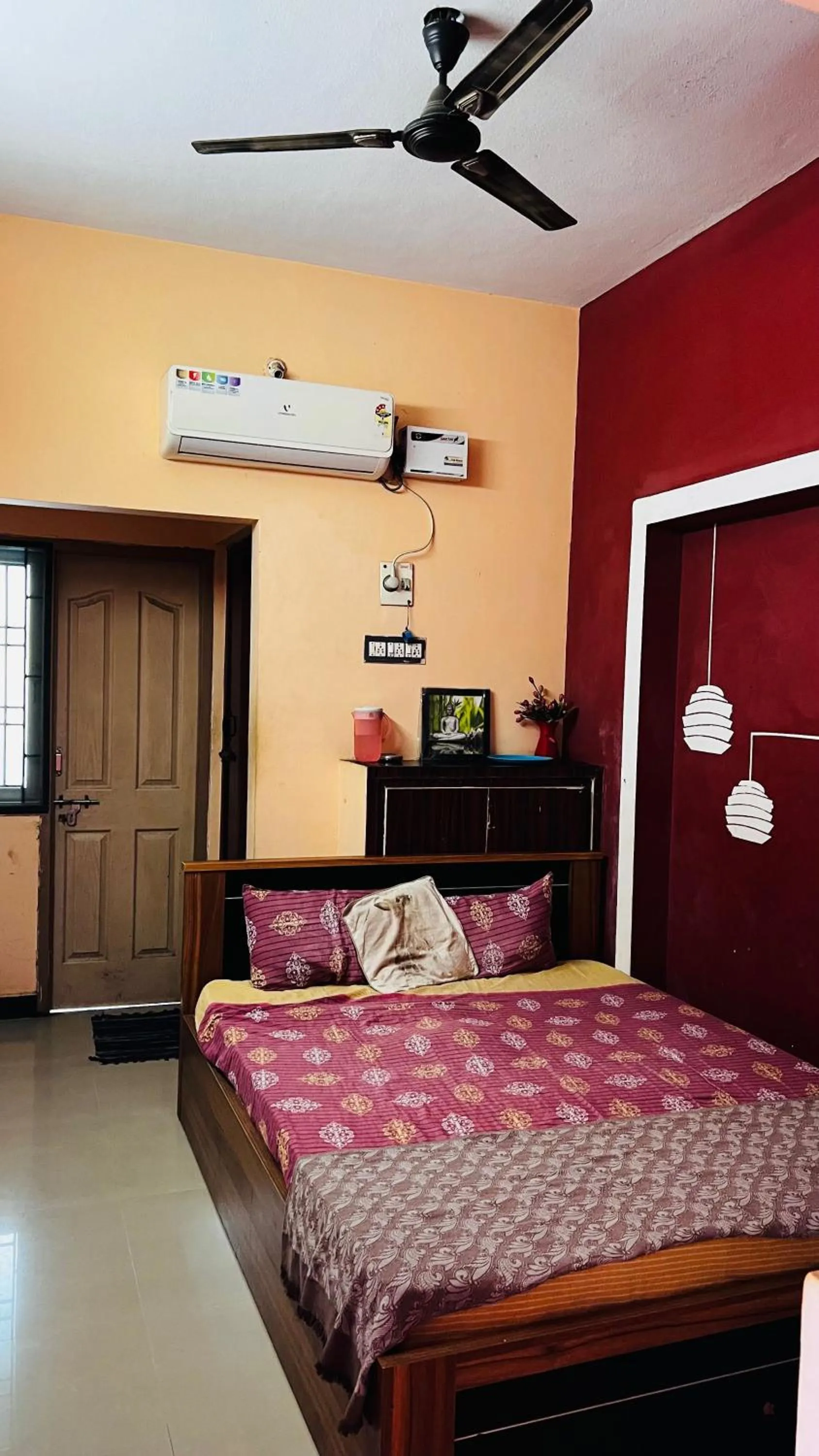 Bedroom, Bed in Hotel O 81239 Shri Vinayaka Inn Rooms