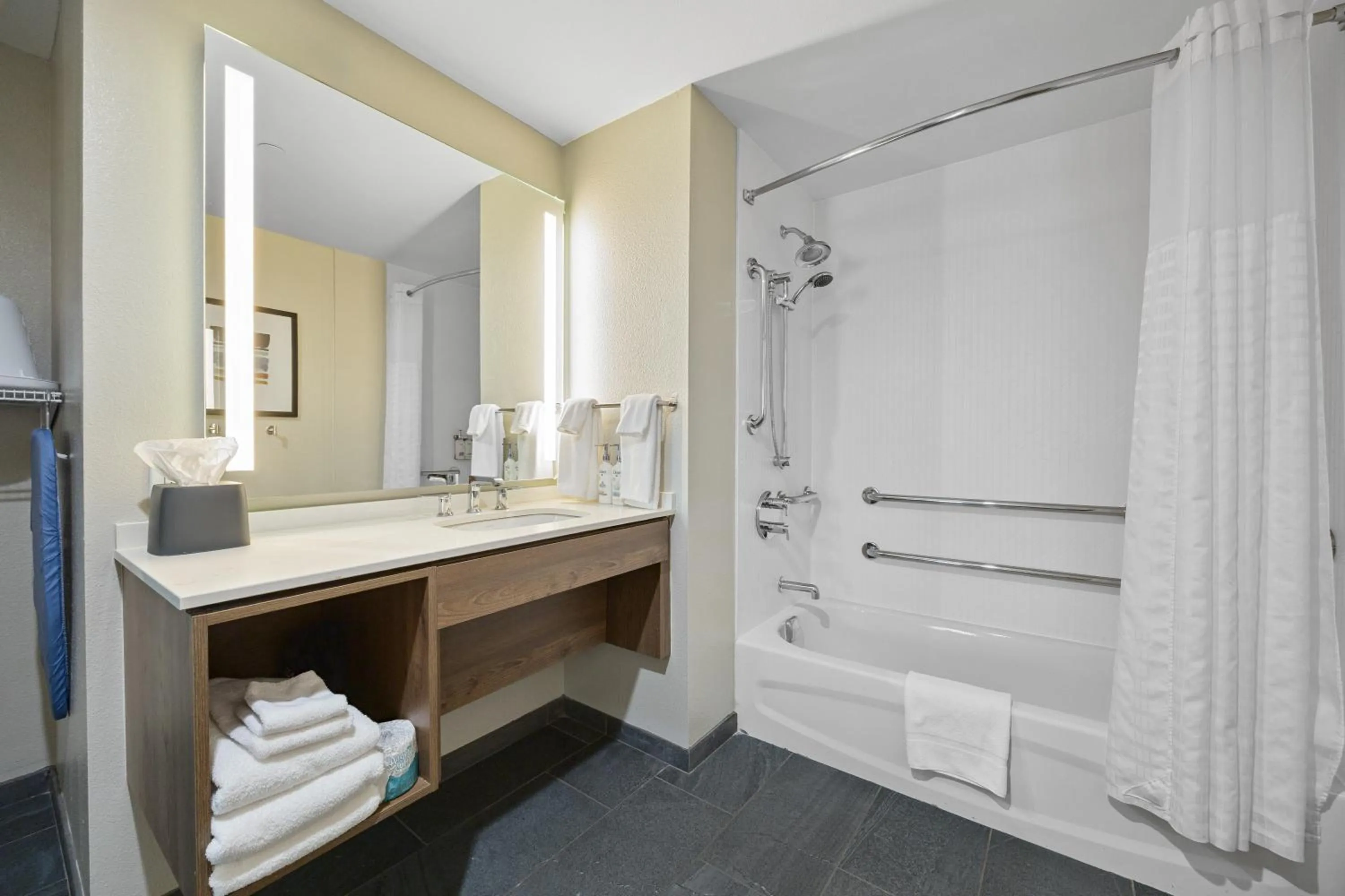 Shower in Staybridge Suites Sacramento Woodland by IHG