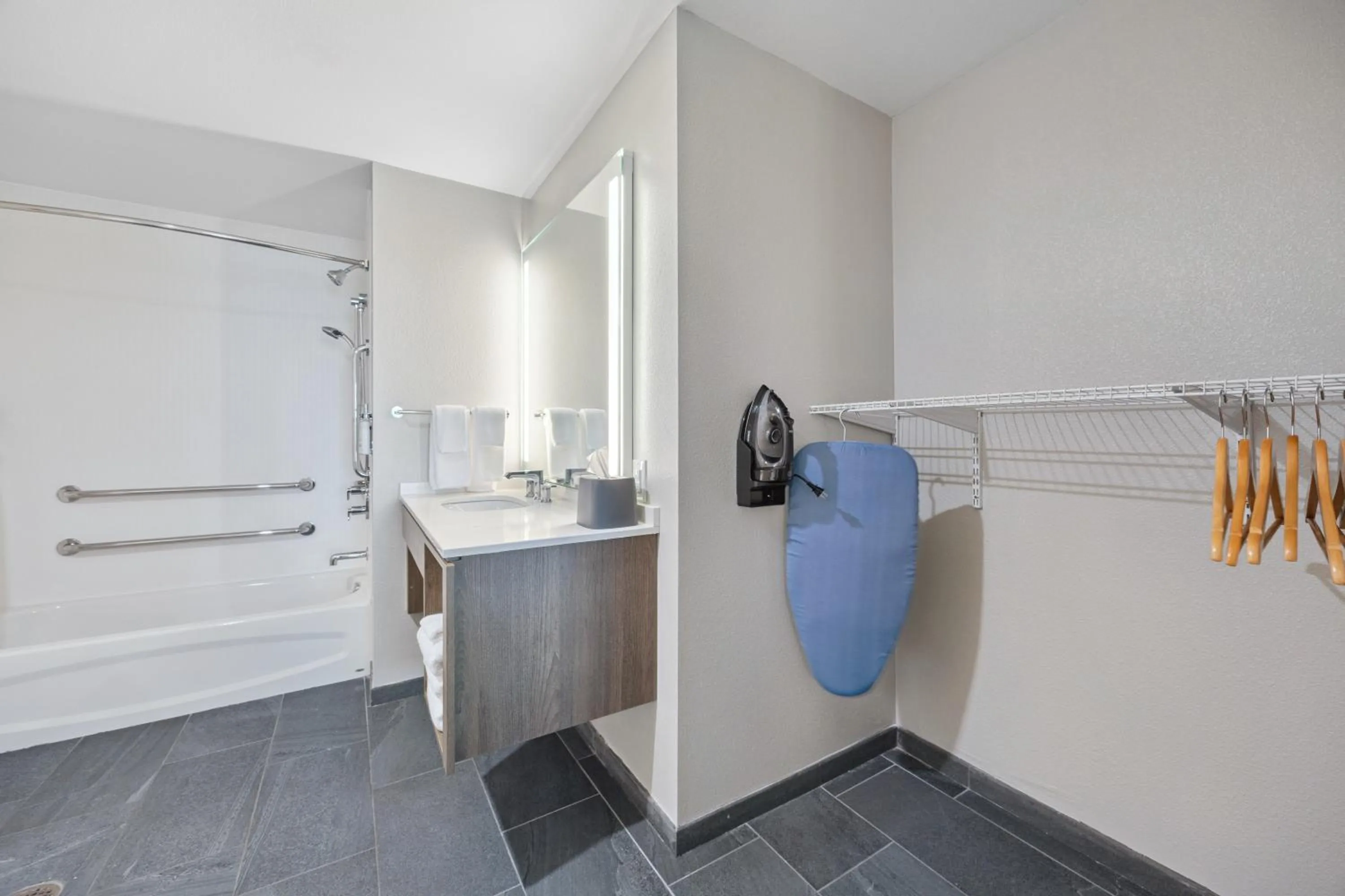 Shower in Staybridge Suites Sacramento Woodland by IHG