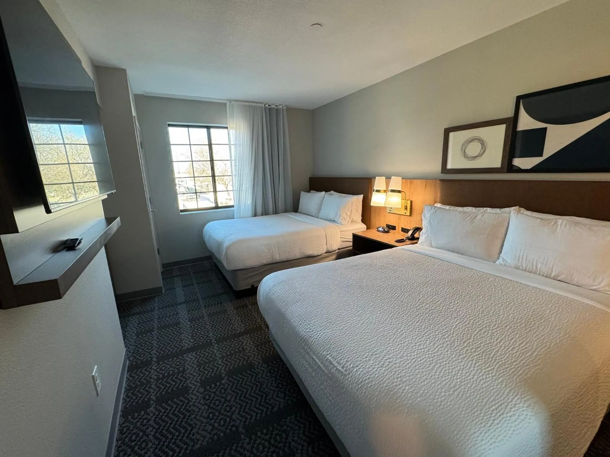 Photo of the whole room, Bed in Staybridge Suites Sacramento Woodland by IHG