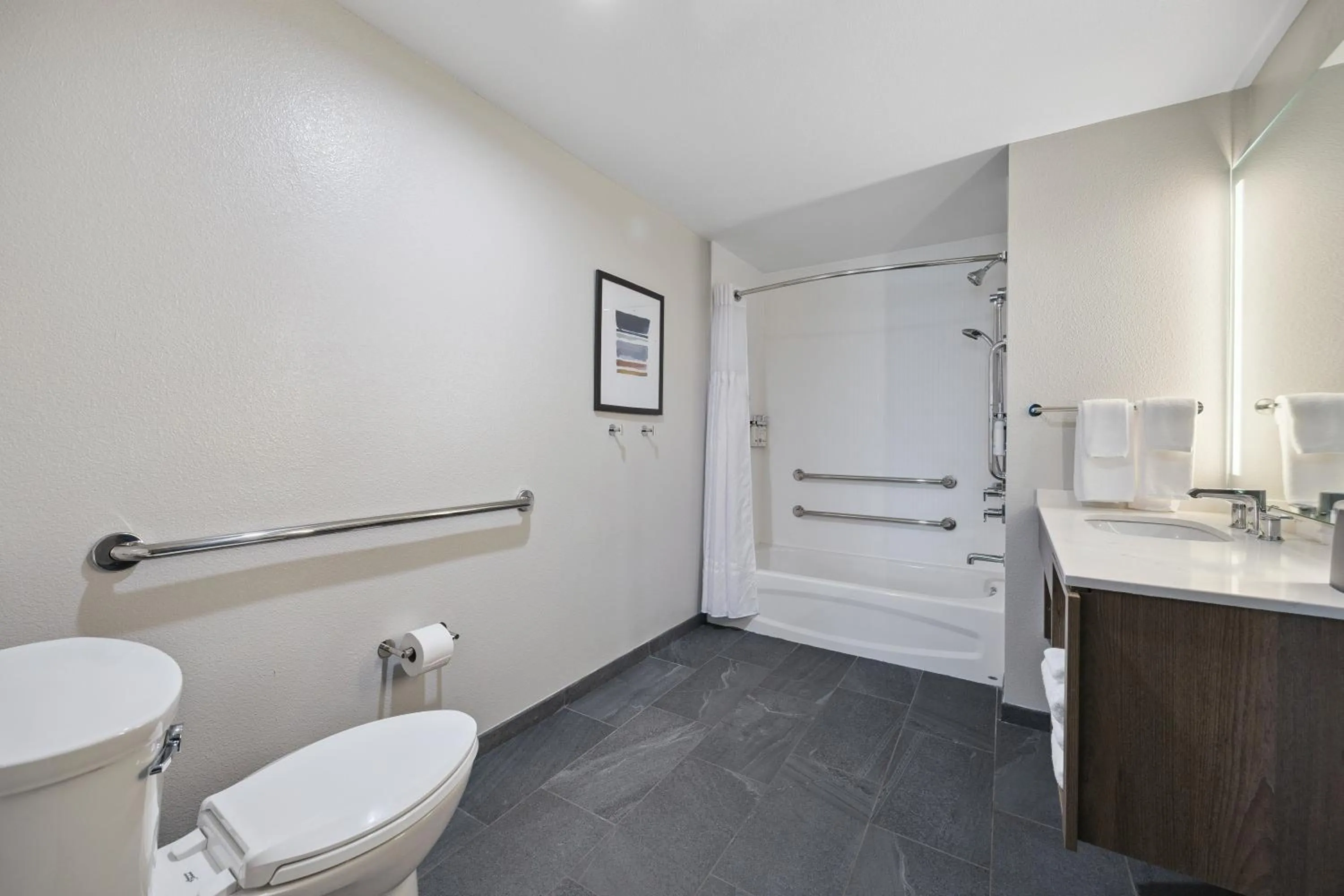 Shower in Staybridge Suites Sacramento Woodland by IHG