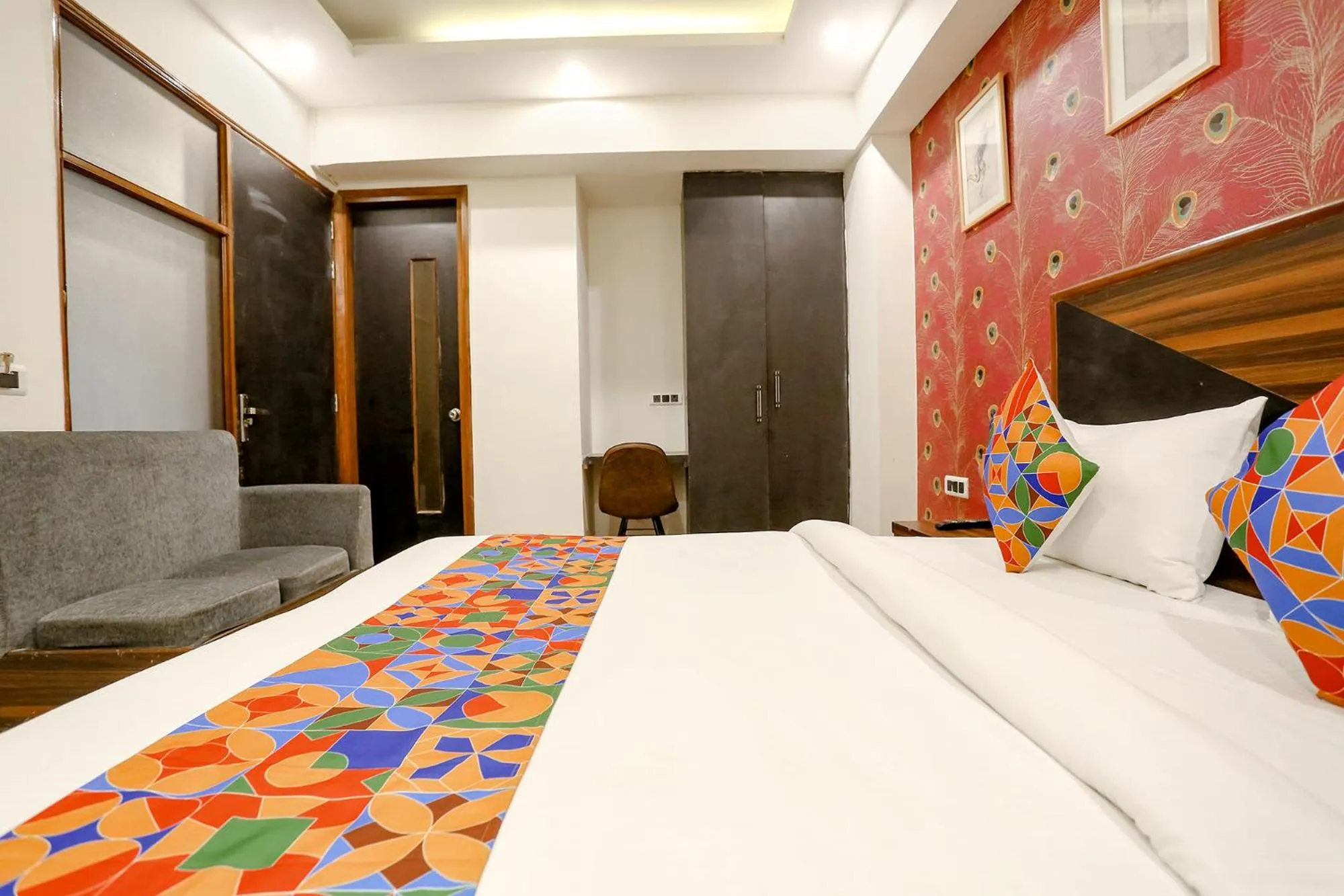 Photo of the whole room, Bed in FabHotel Delta Suites I
