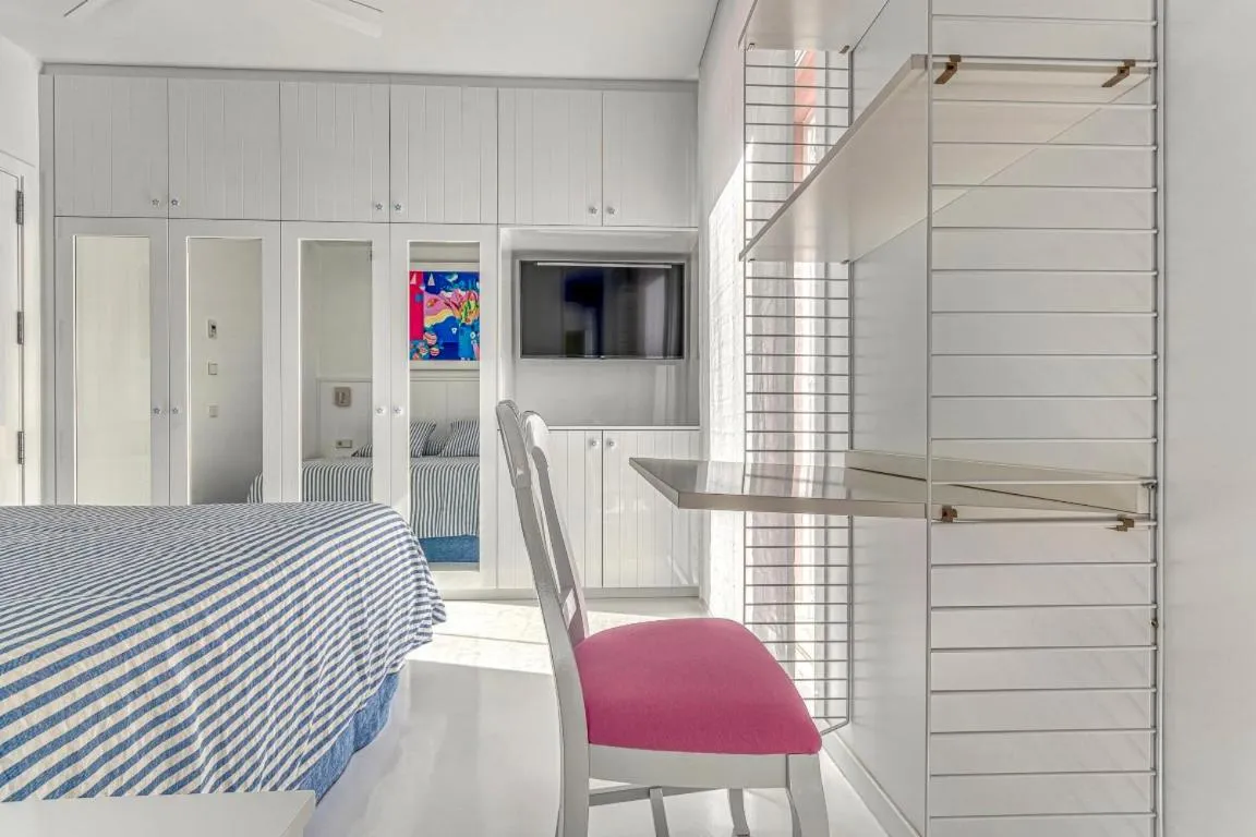 Bed in The Pink Elephant Hotel