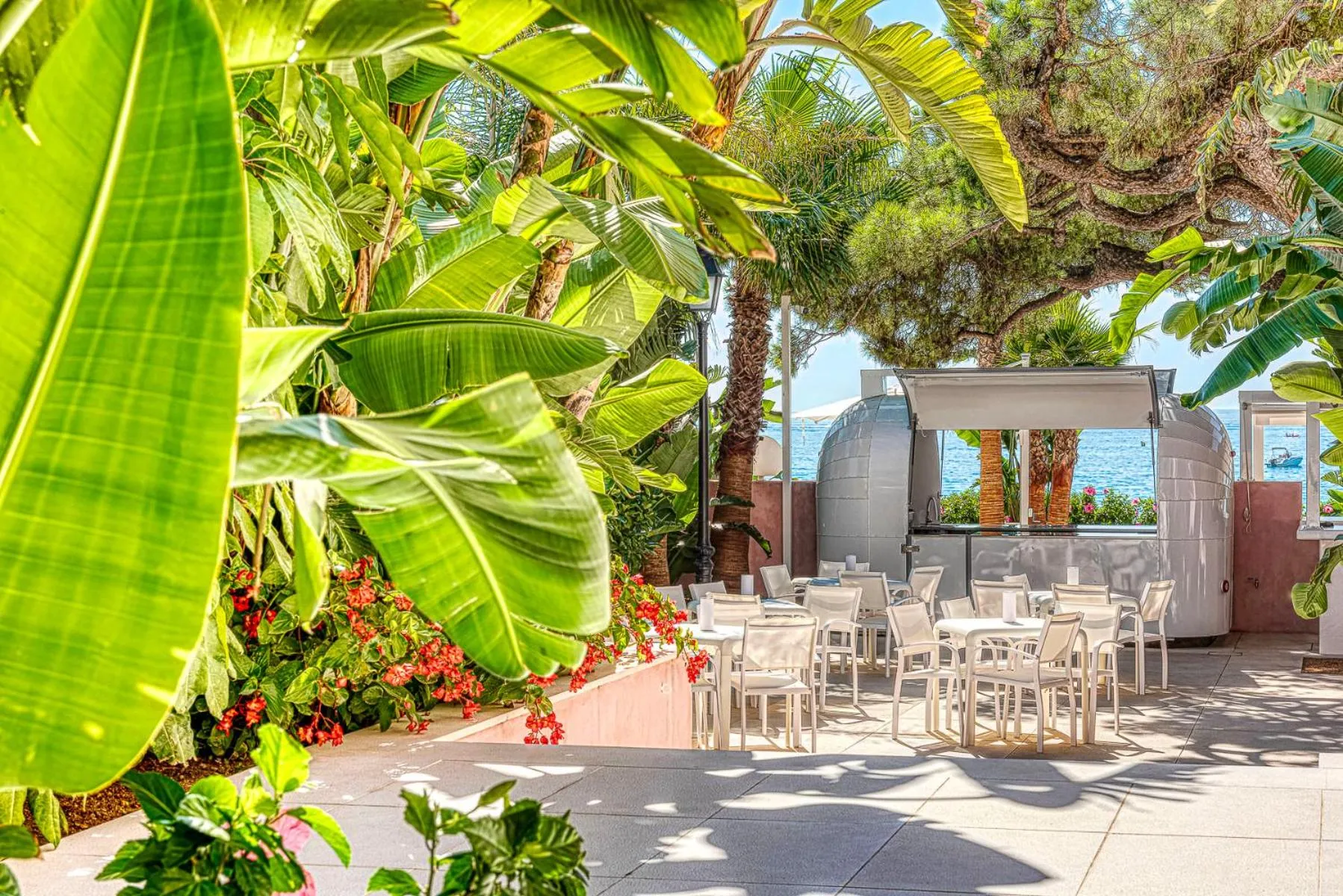 Restaurant/places to eat in The Pink Elephant Hotel