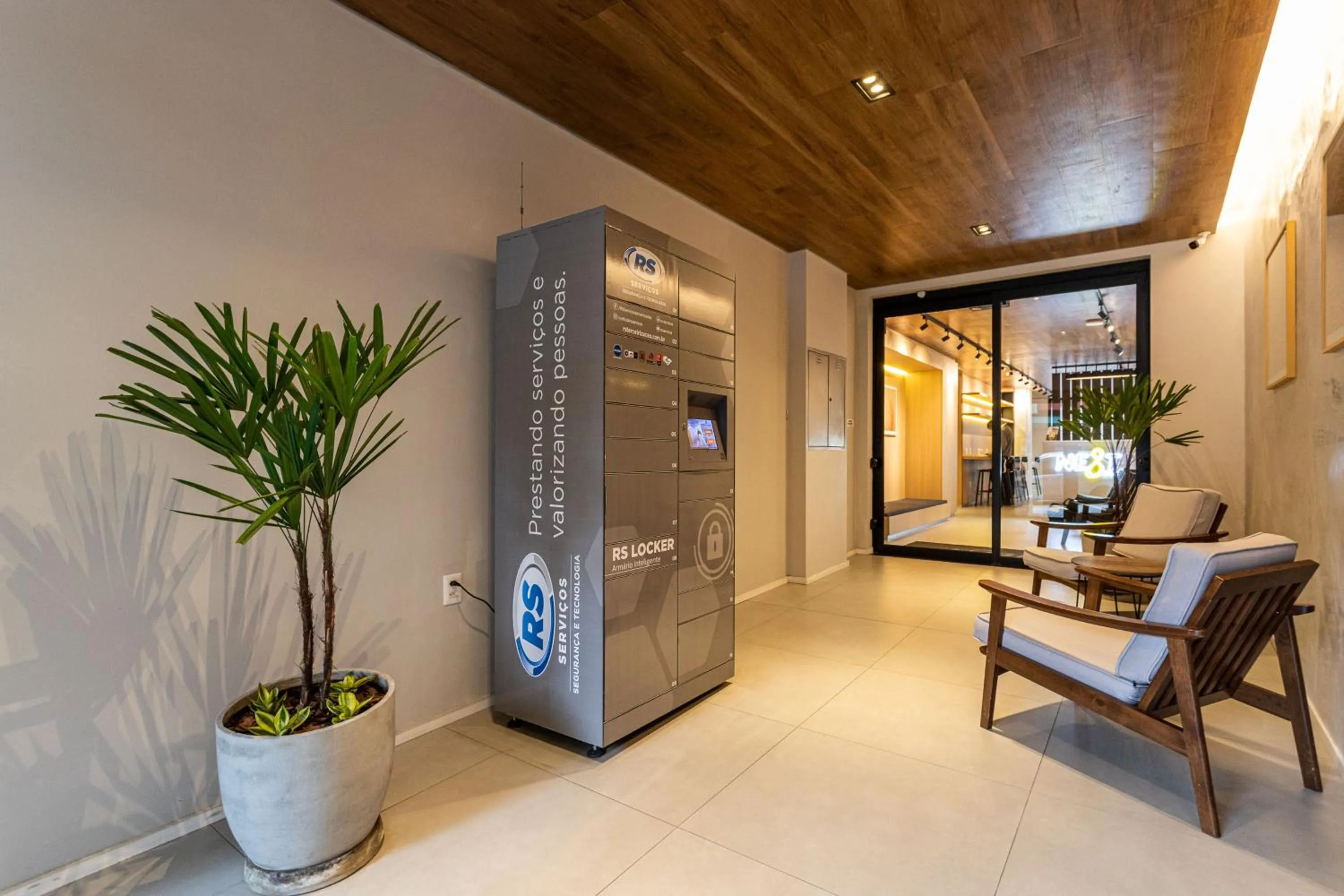 Lobby or reception in Next Paulista by Viva - Apartamentos completos ao lado da Av Paulista e MASP