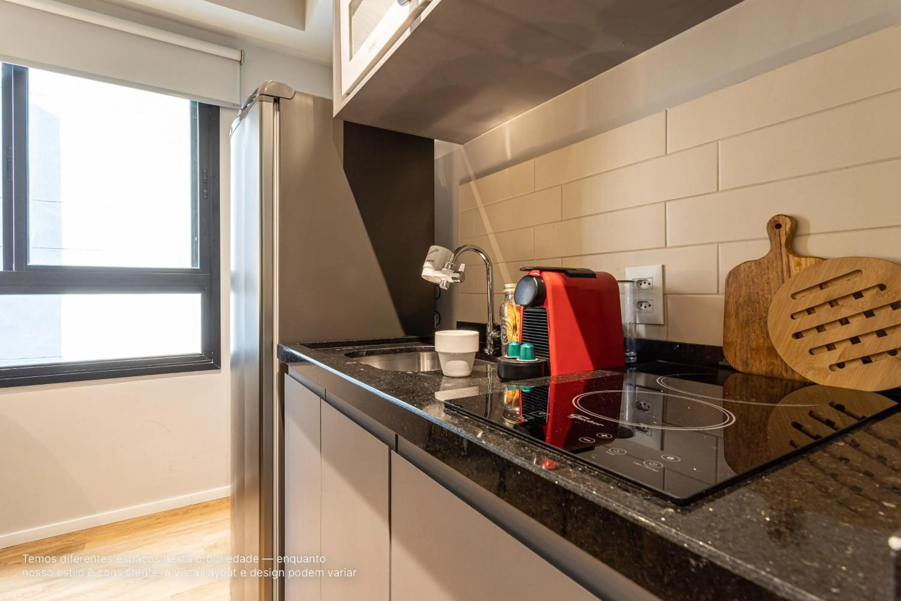 Kitchen or kitchenette in Next Paulista by Viva - Apartamentos completos ao lado da Av Paulista e MASP