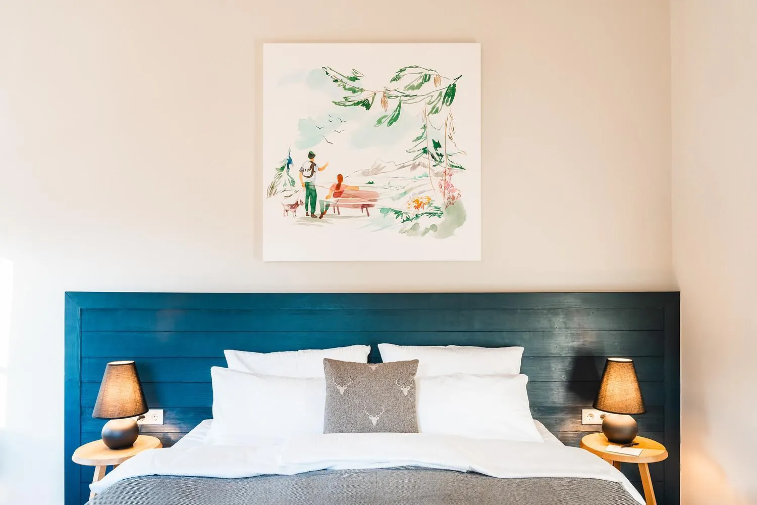 Bed in HENRI Country House Kitzbühel