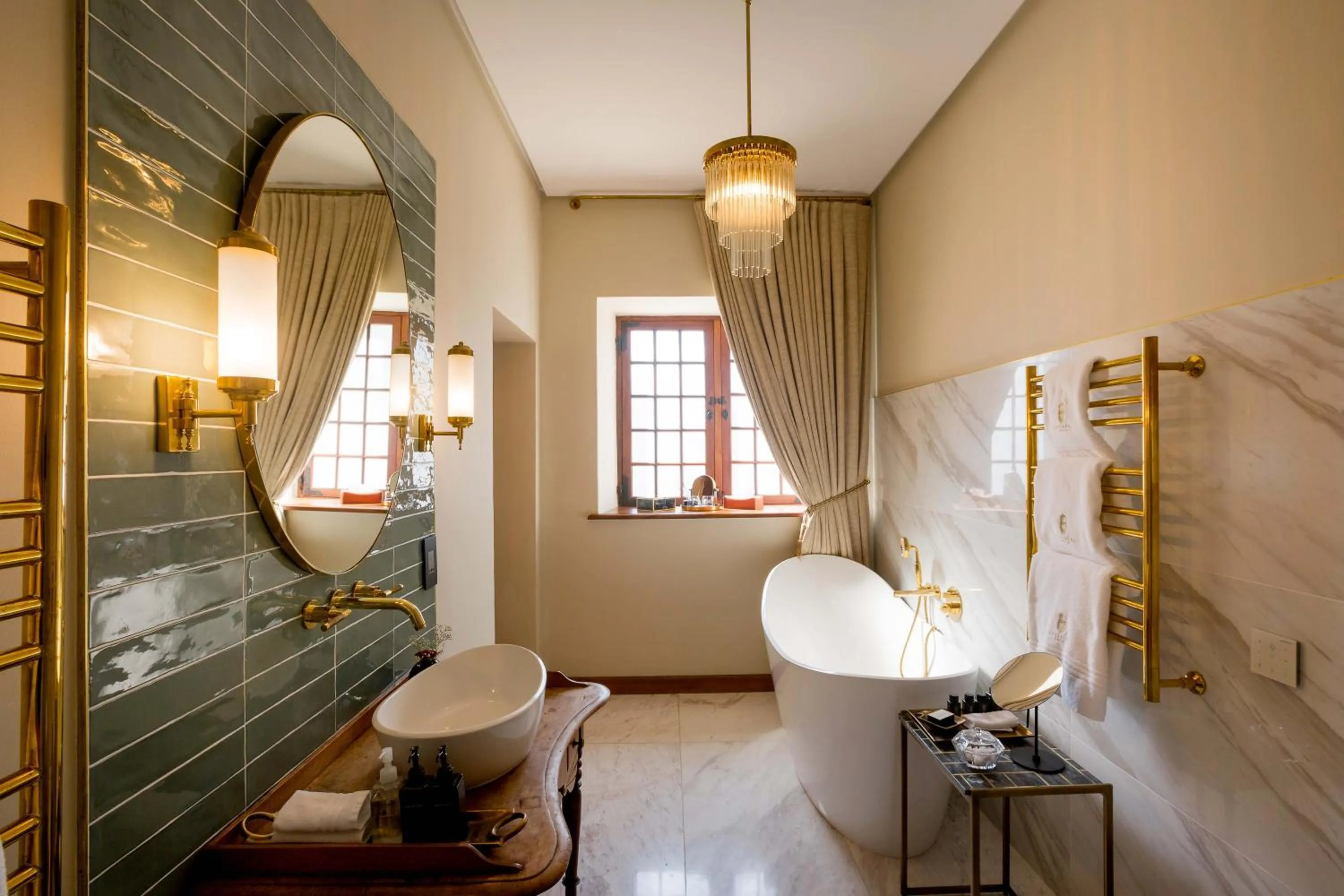 Bathroom in The Hazendal Hotel and Homestead