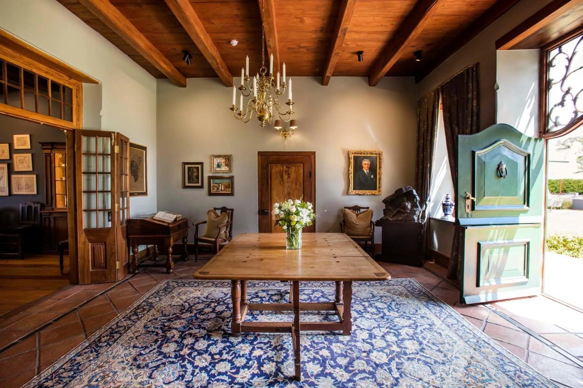 Seating area in The Hazendal Hotel and Homestead