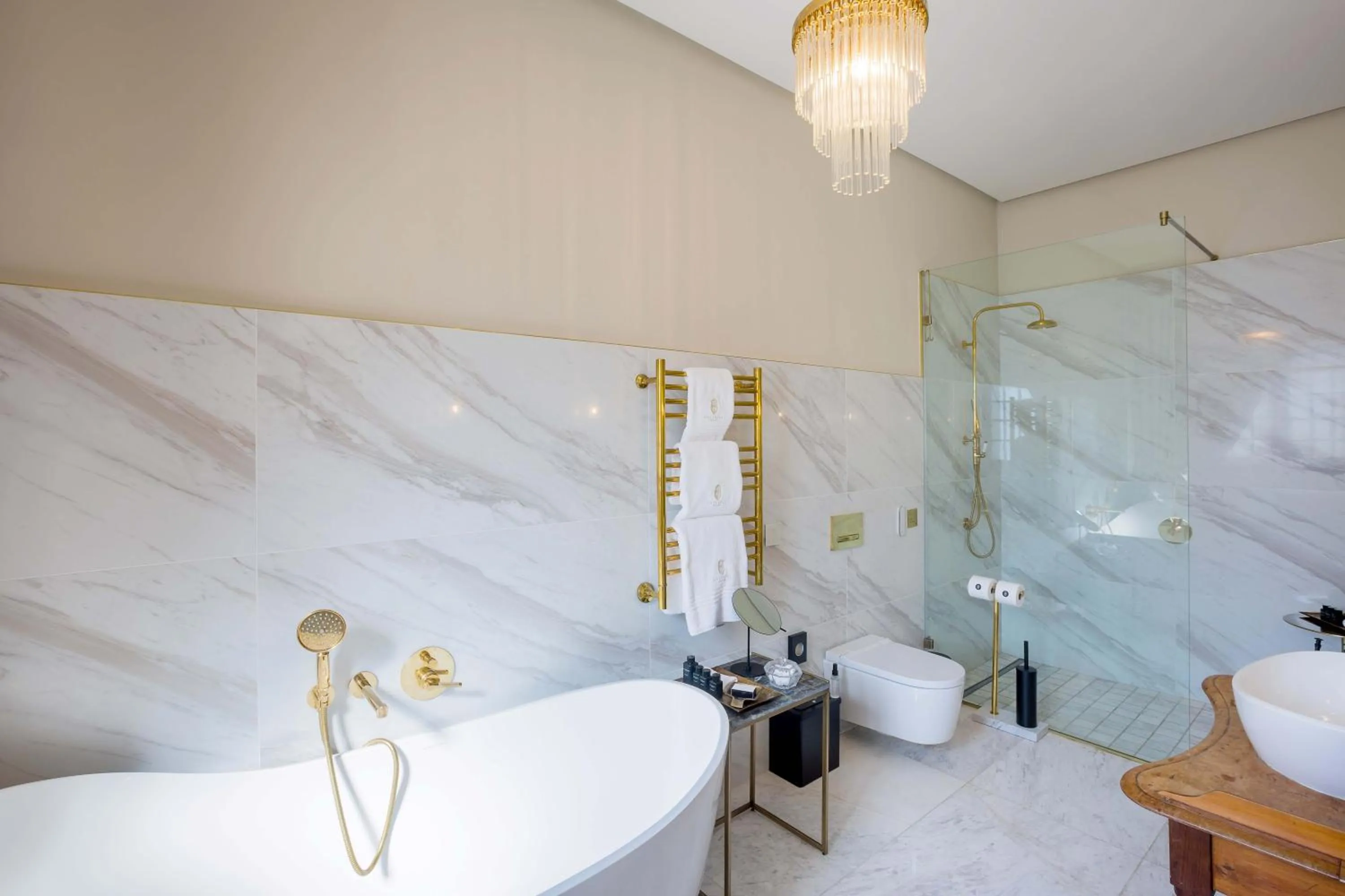 Shower in The Hazendal Hotel and Homestead