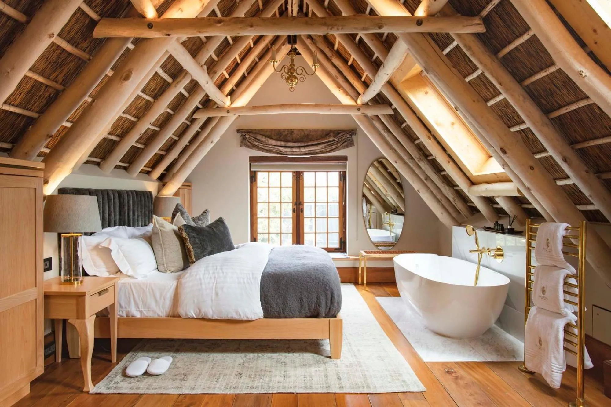 Bed in The Hazendal Hotel and Homestead