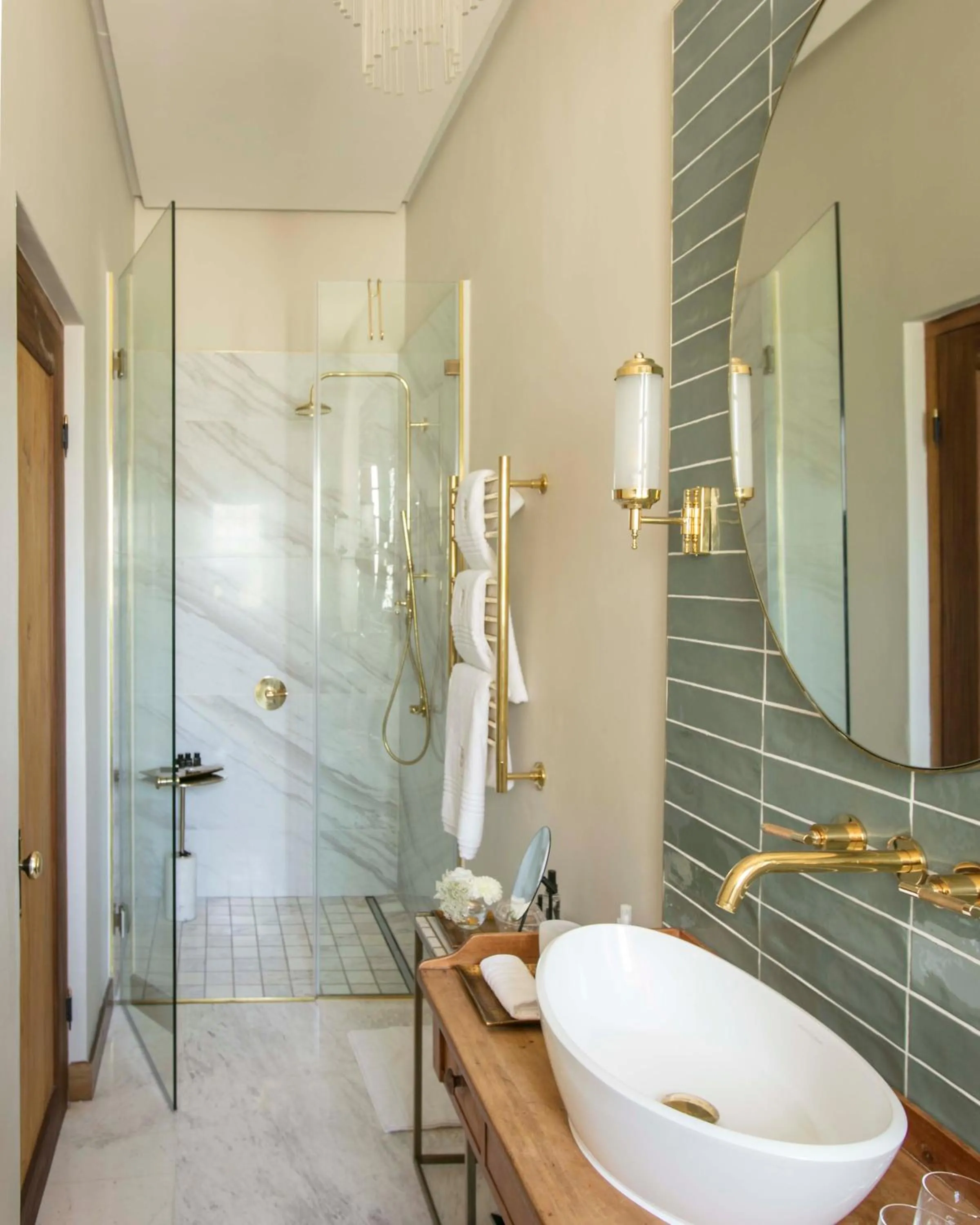 Shower in The Hazendal Hotel and Homestead