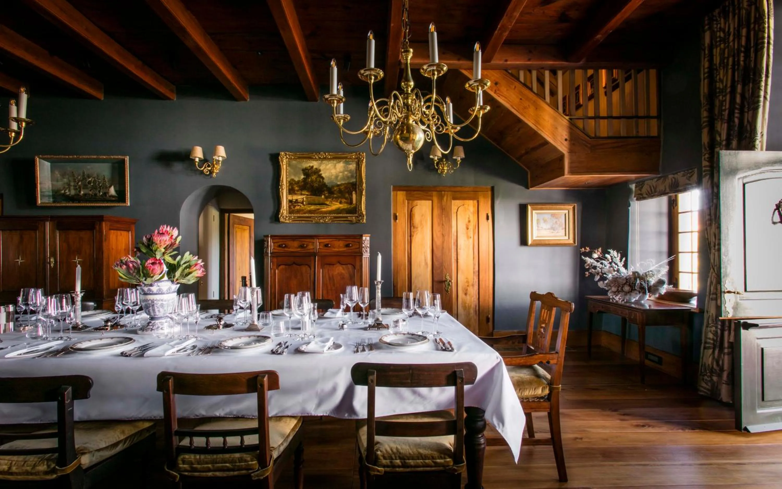 Seating area in The Hazendal Hotel and Homestead
