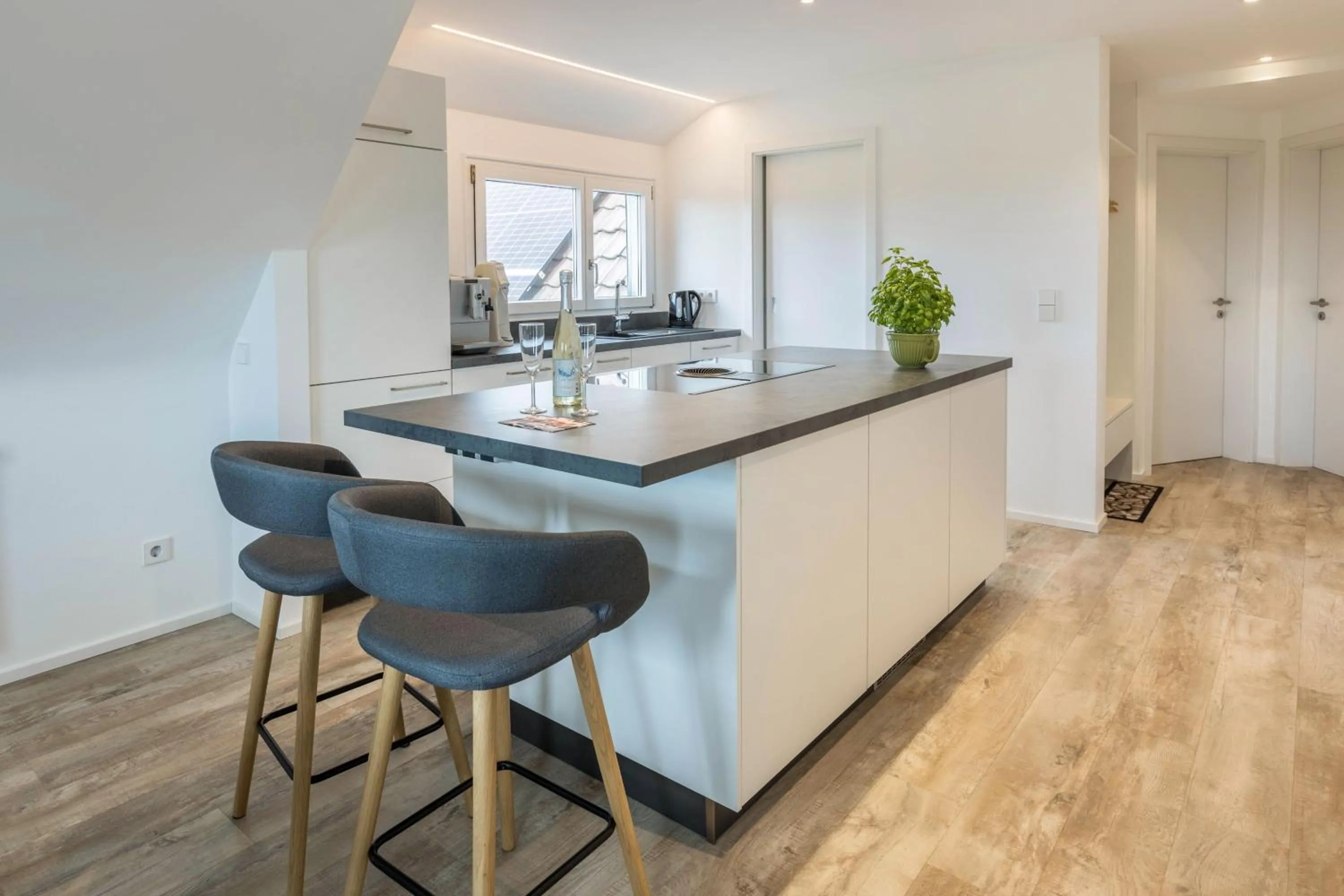 Kitchen or kitchenette in Über der alten Gärtnerei