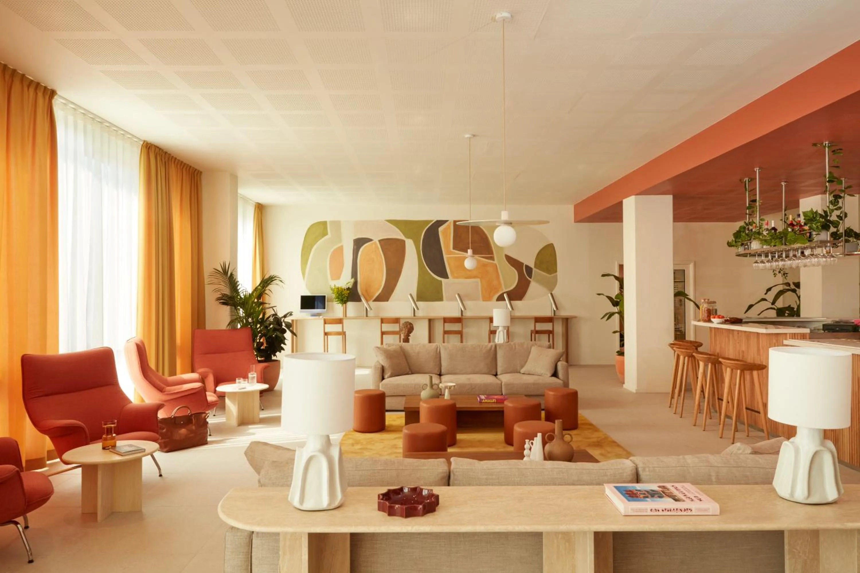 Living room in OKKO Hotels Paris Rosa Parks
