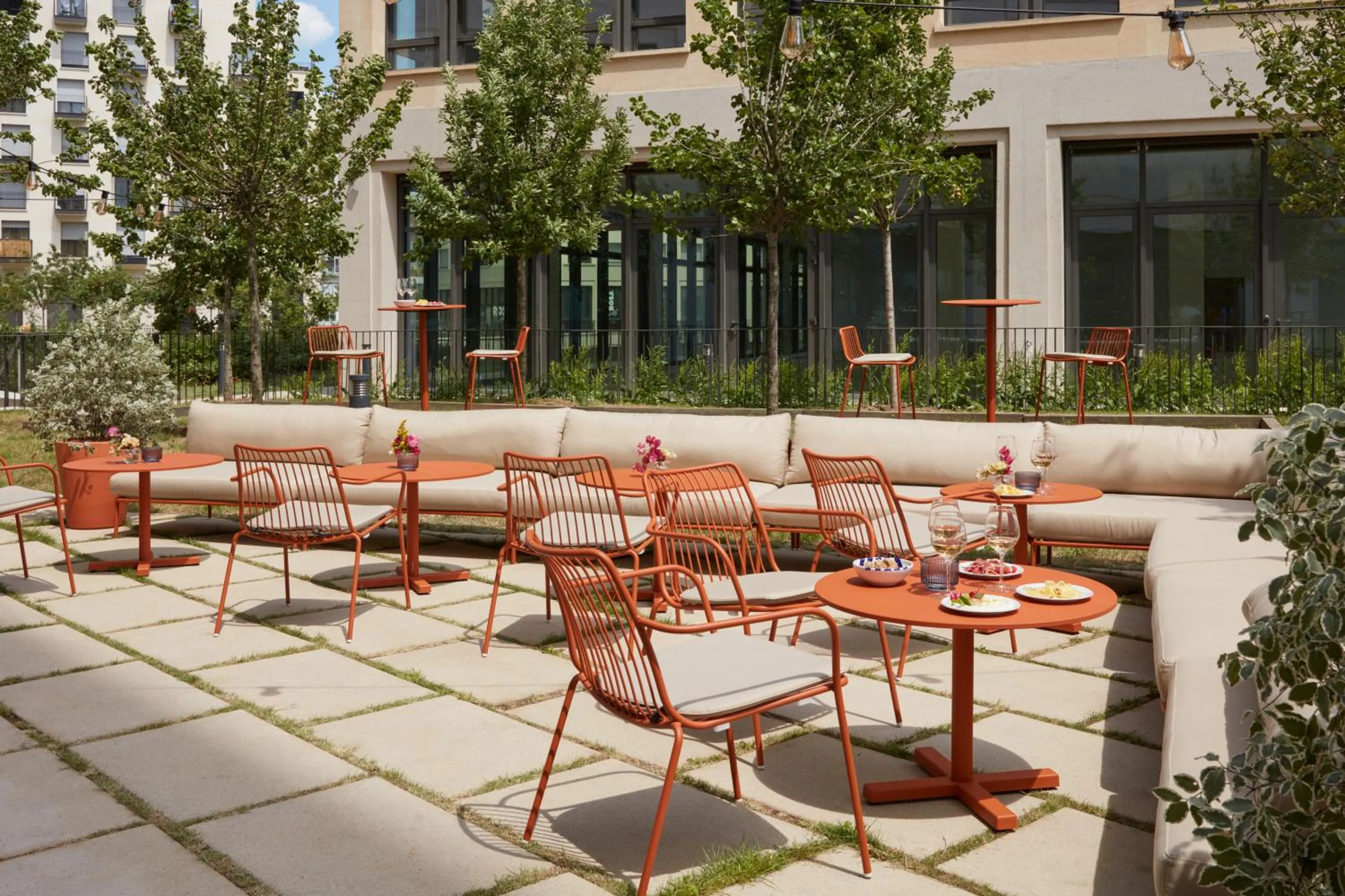 Patio in OKKO Hotels Paris Rosa Parks