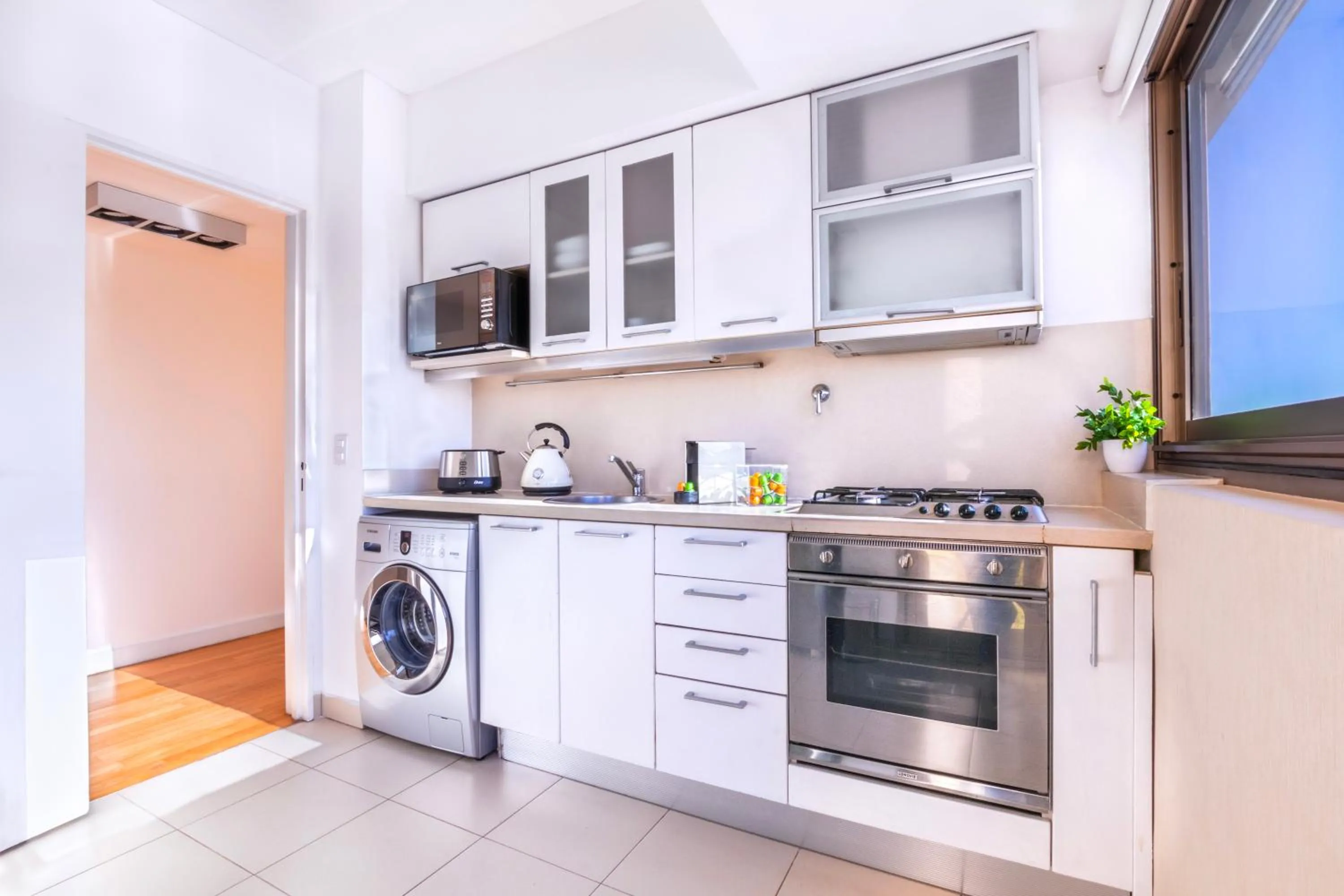 kitchen in Luxury Apartments in Puerto Madero