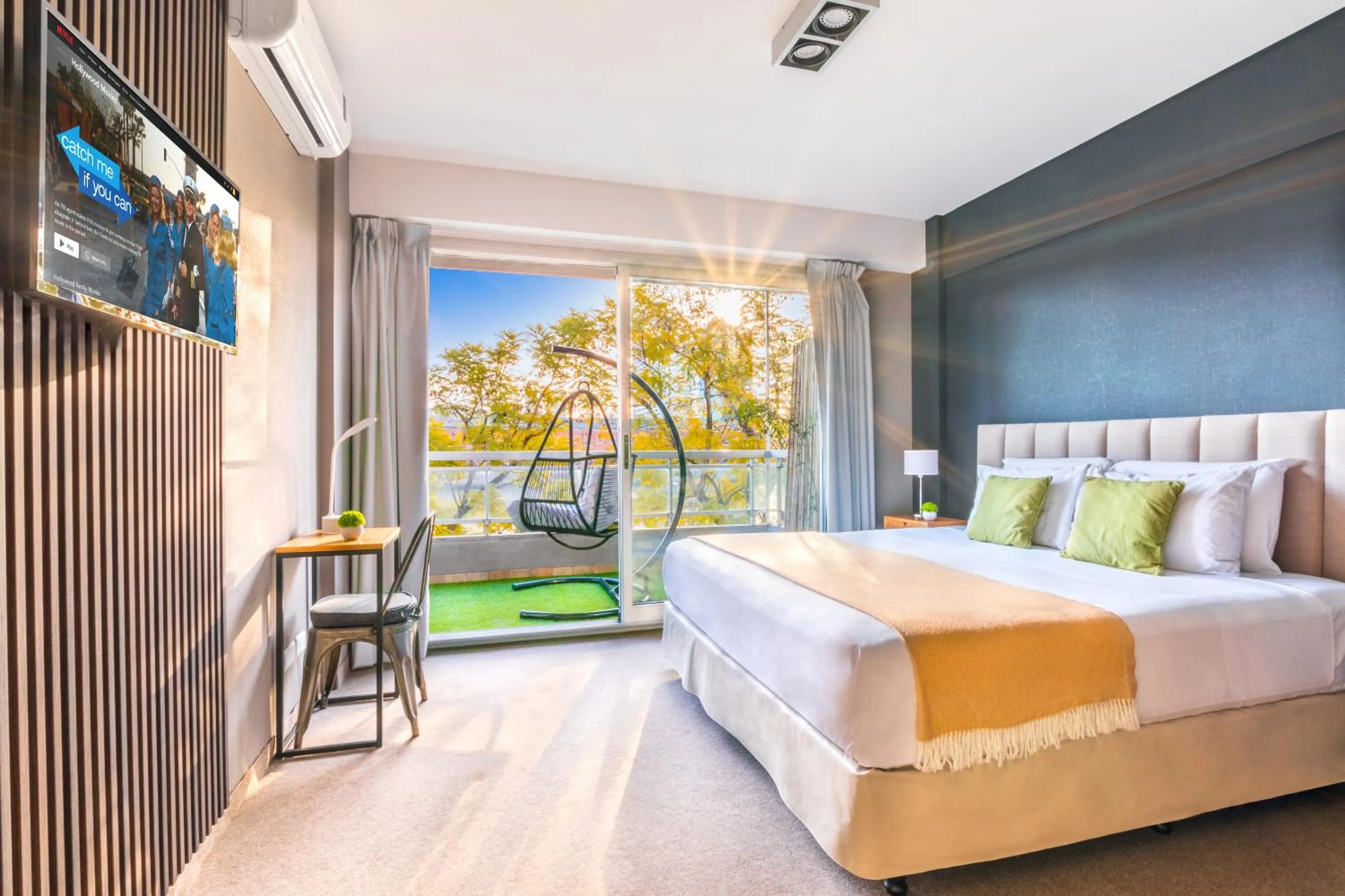 Bed in Luxury Apartments in Puerto Madero