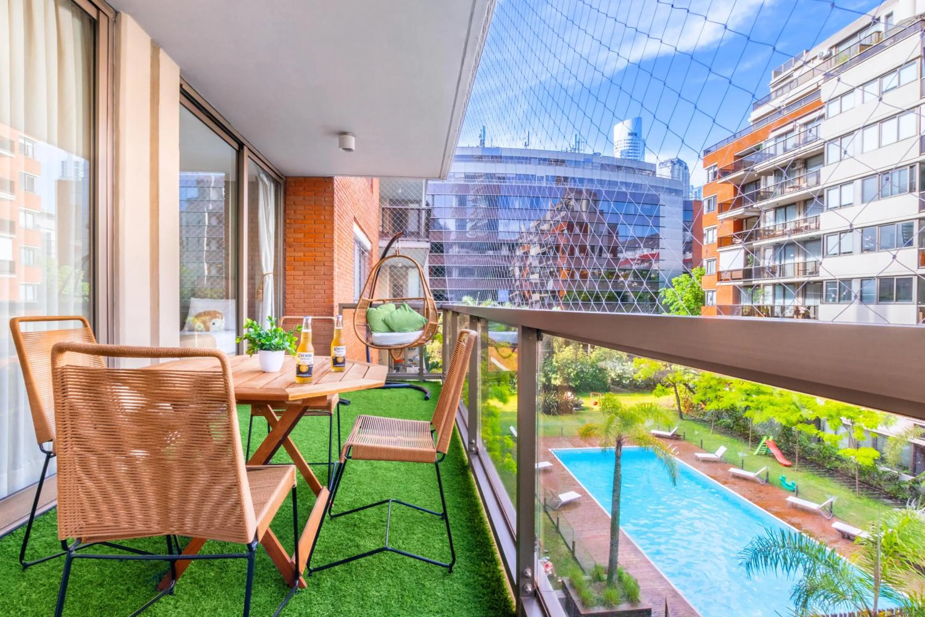 Balcony/Terrace in Luxury Apartments in Puerto Madero