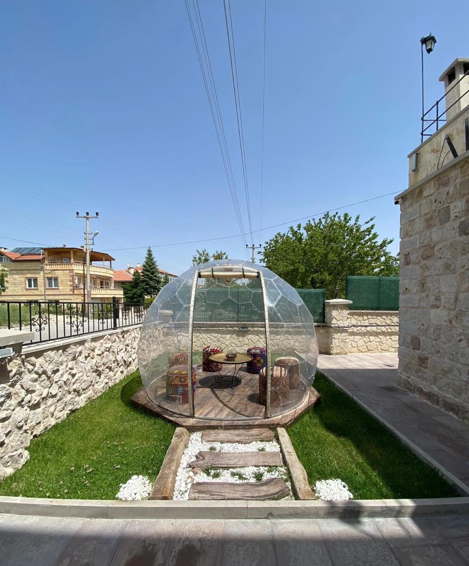 Garden in AKRİTİS STONE HOUSE