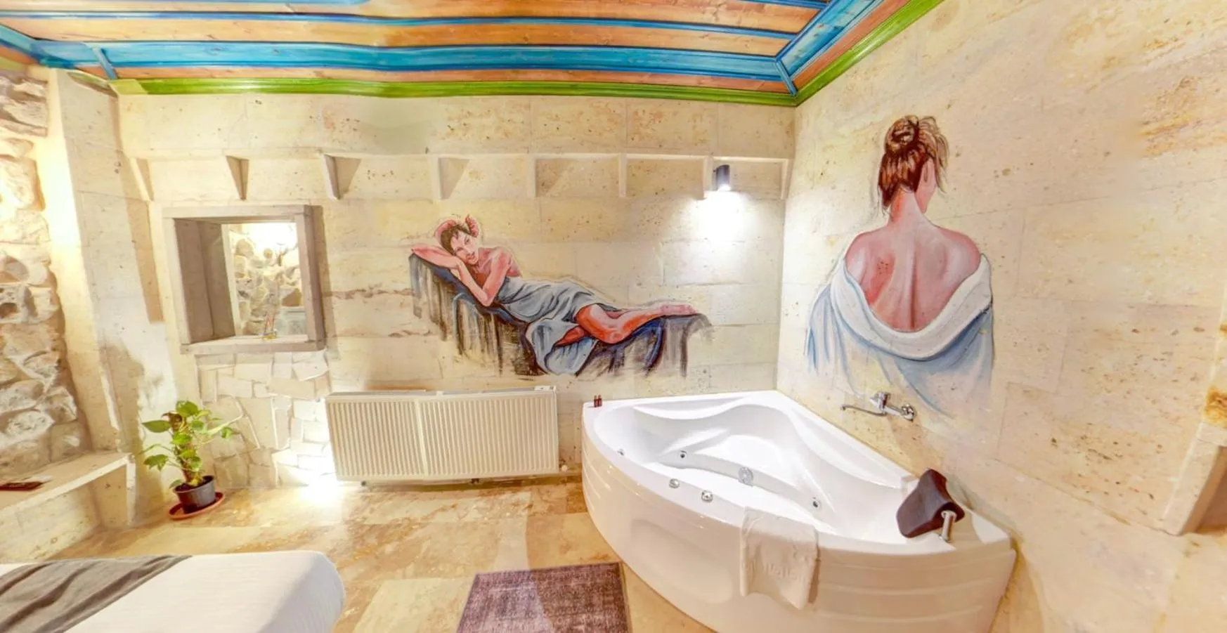 Hot Tub in AKRİTİS STONE HOUSE