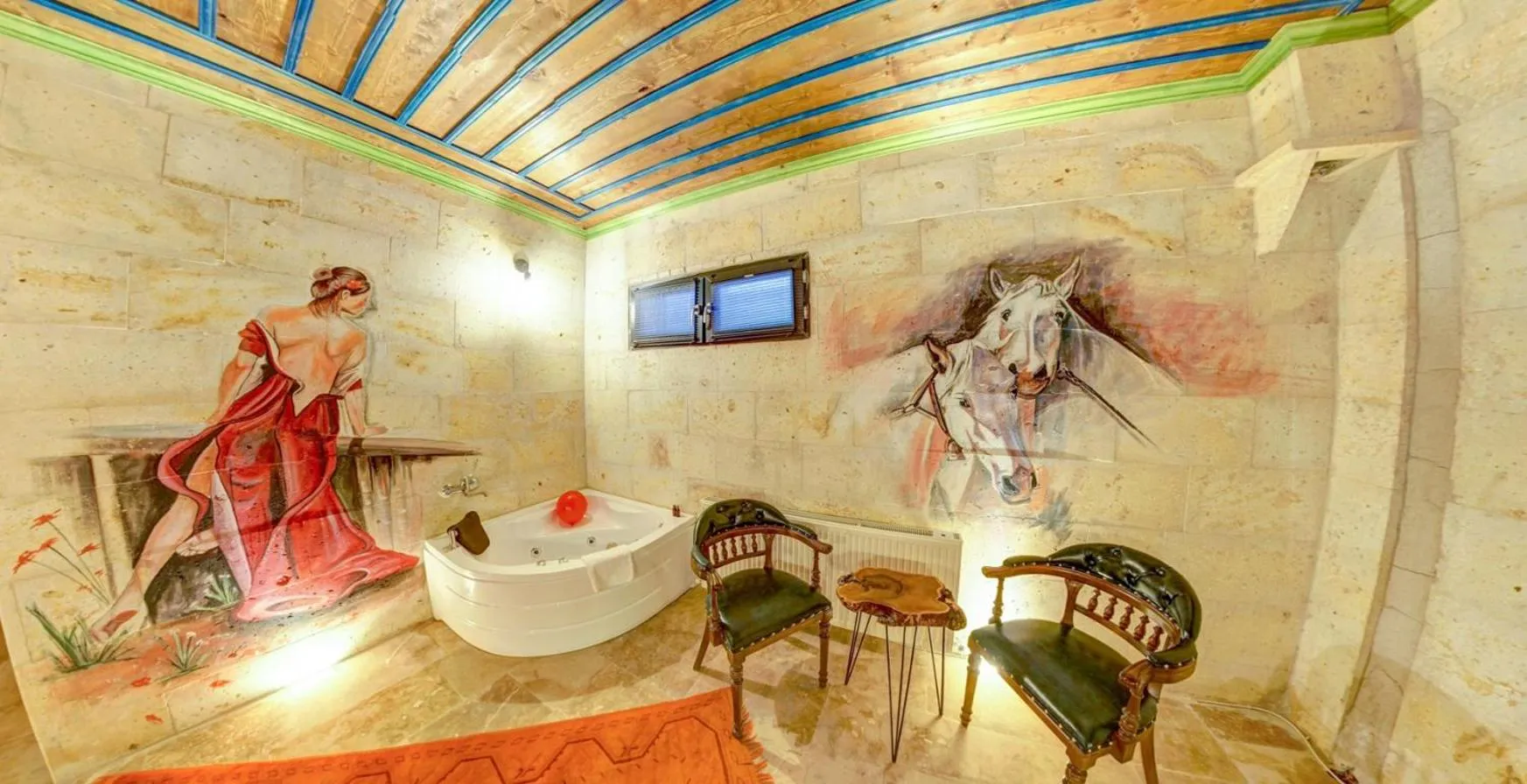 Hot Tub in AKRİTİS STONE HOUSE