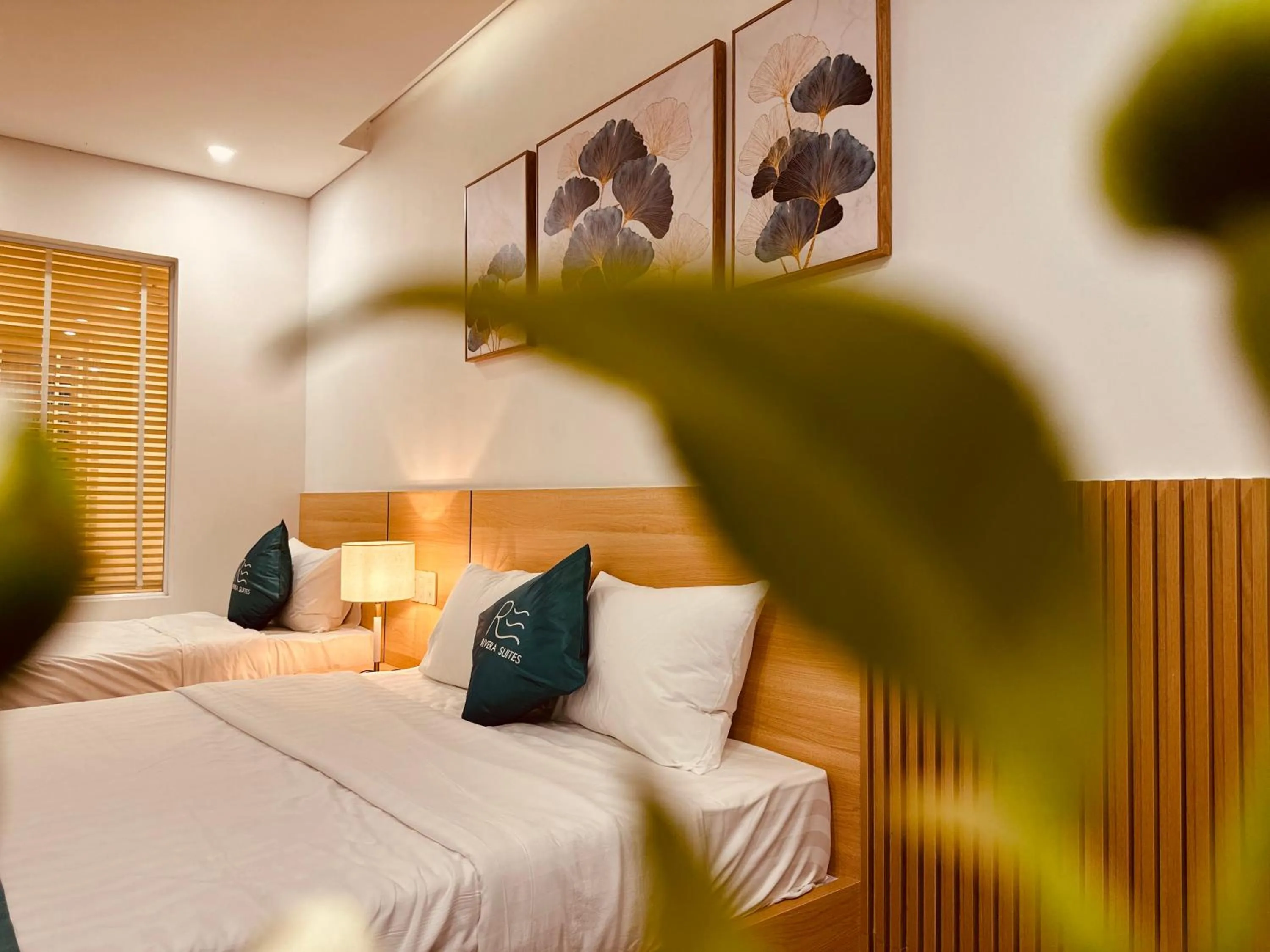 Bed in Rivera Suites