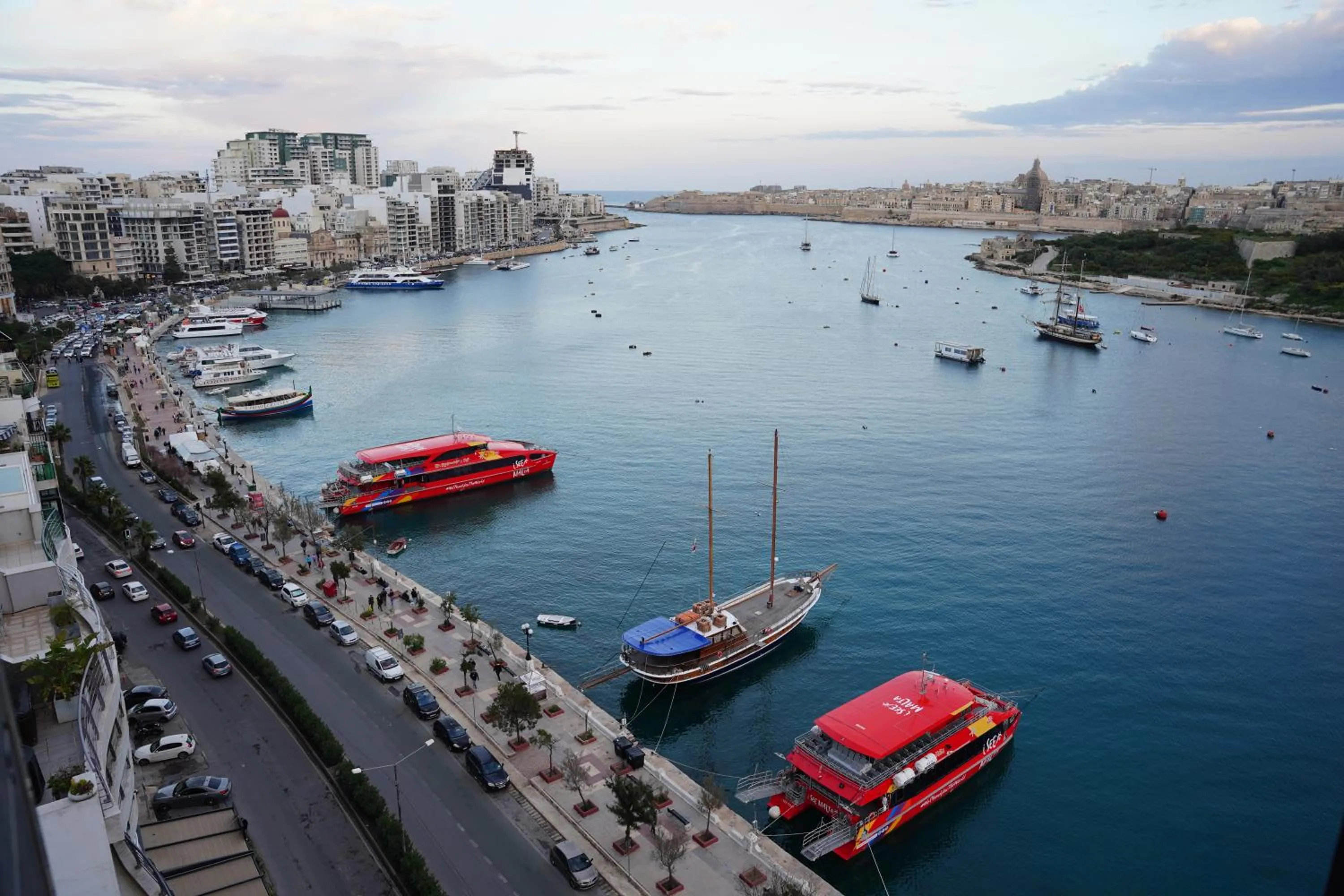 City view in The Londoner Hotel Sliema