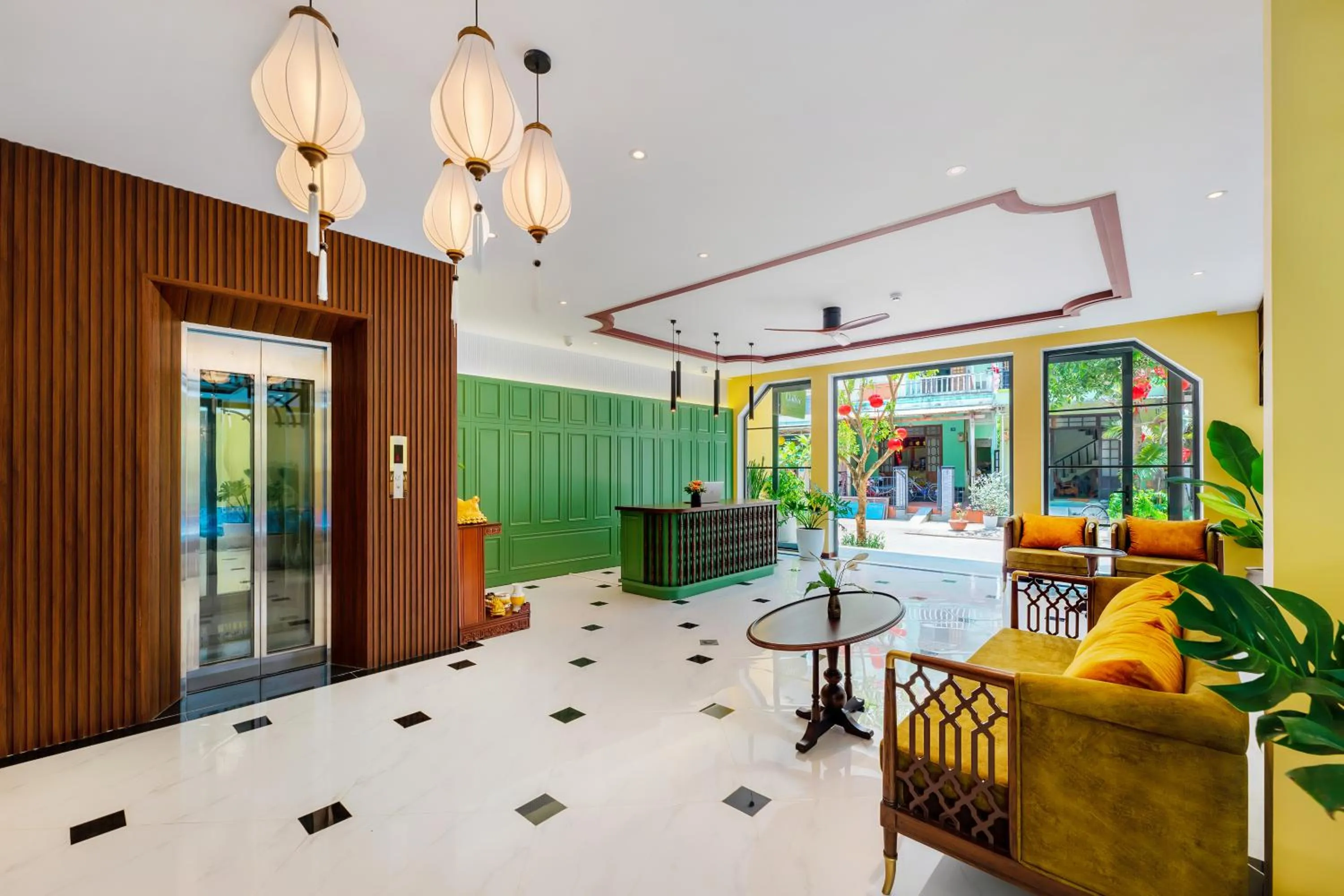 Lobby or reception in Chillax Old Town Villa