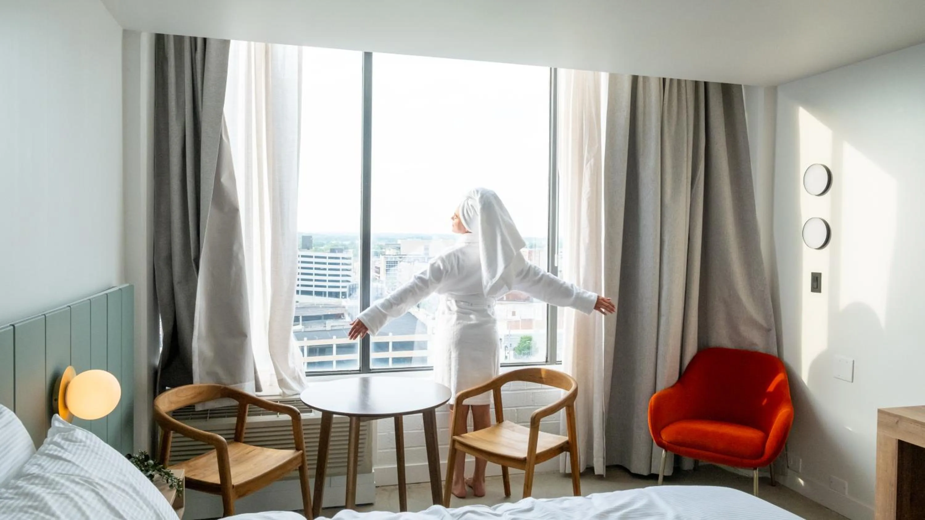 Bed in Dayton Vitality Hotel - Downtown