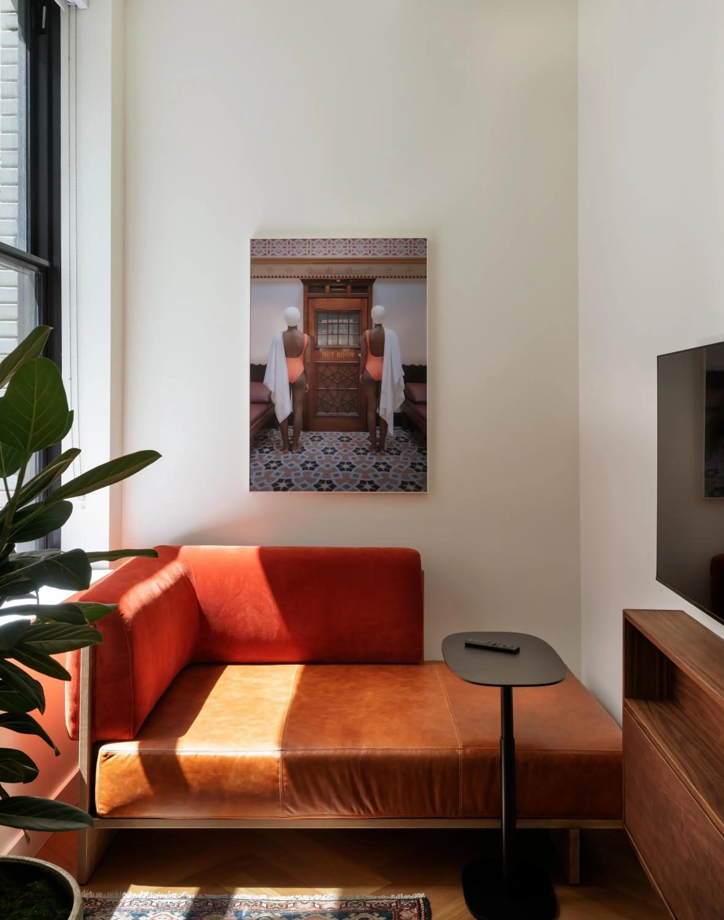 Seating area in ROOST Detroit