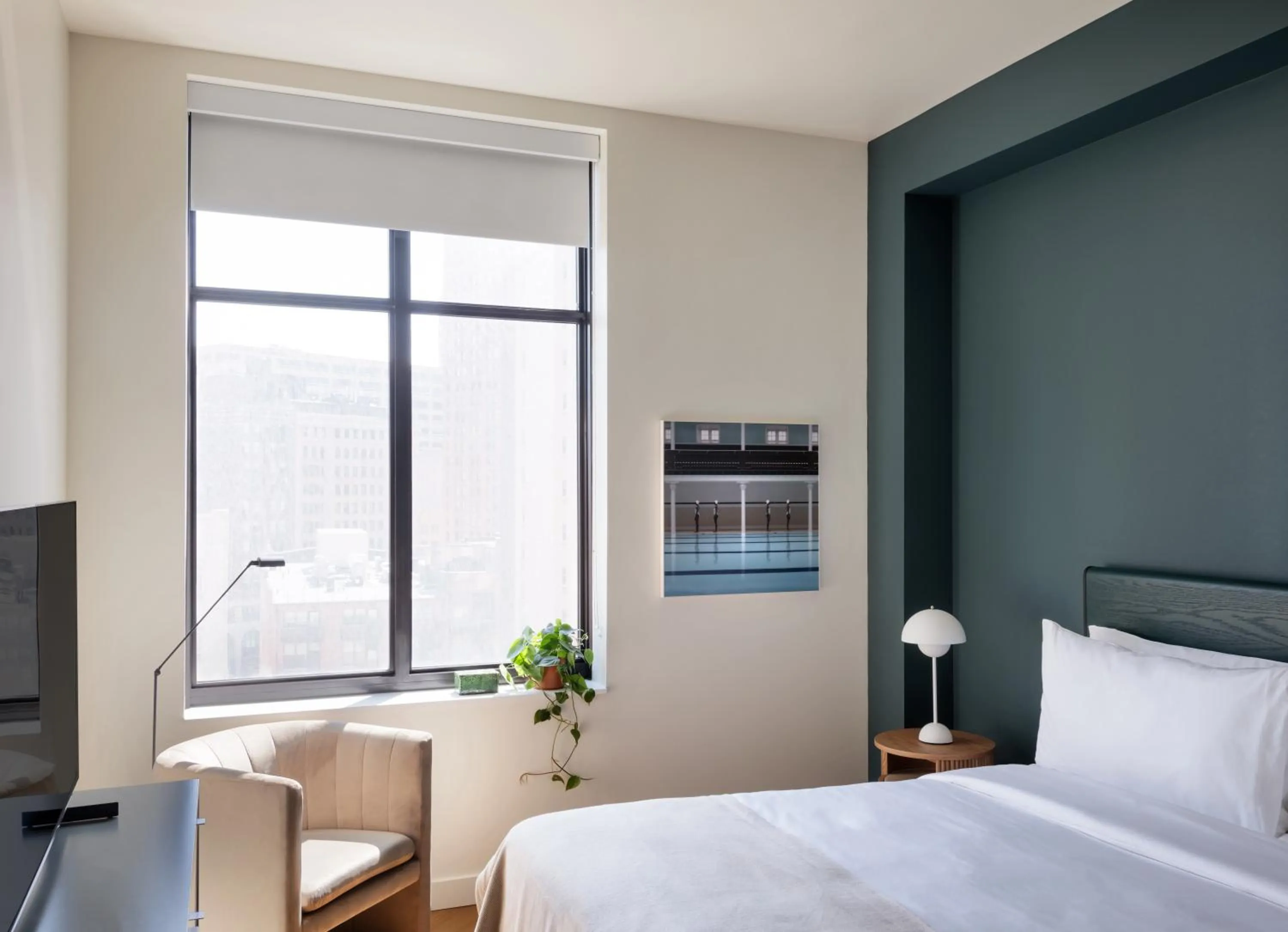 Bedroom, Bed in ROOST Detroit