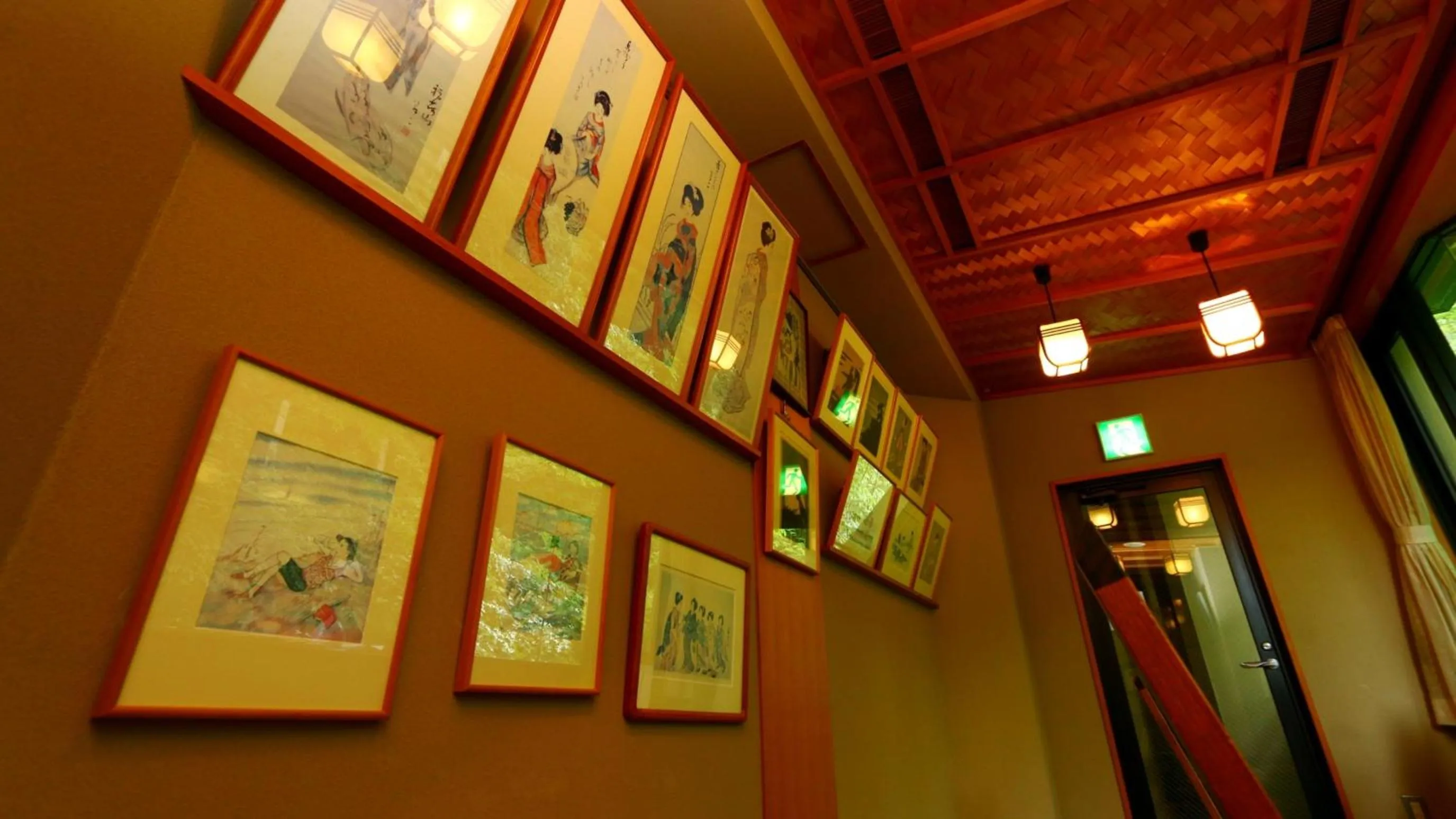 Decorative detail in Oyado Yamashita